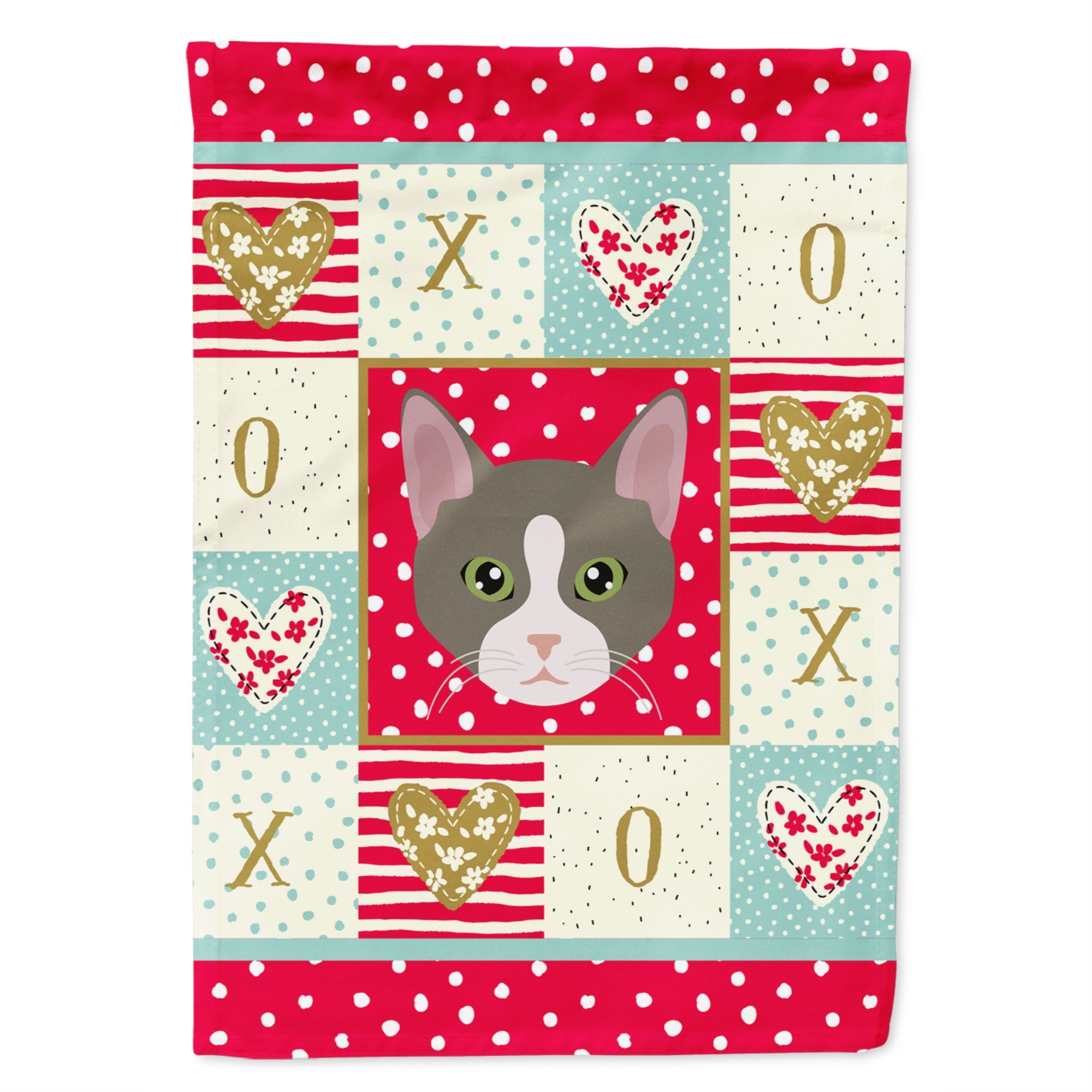 Brazilian Shorthair Cat Love Flag Canvas House Size