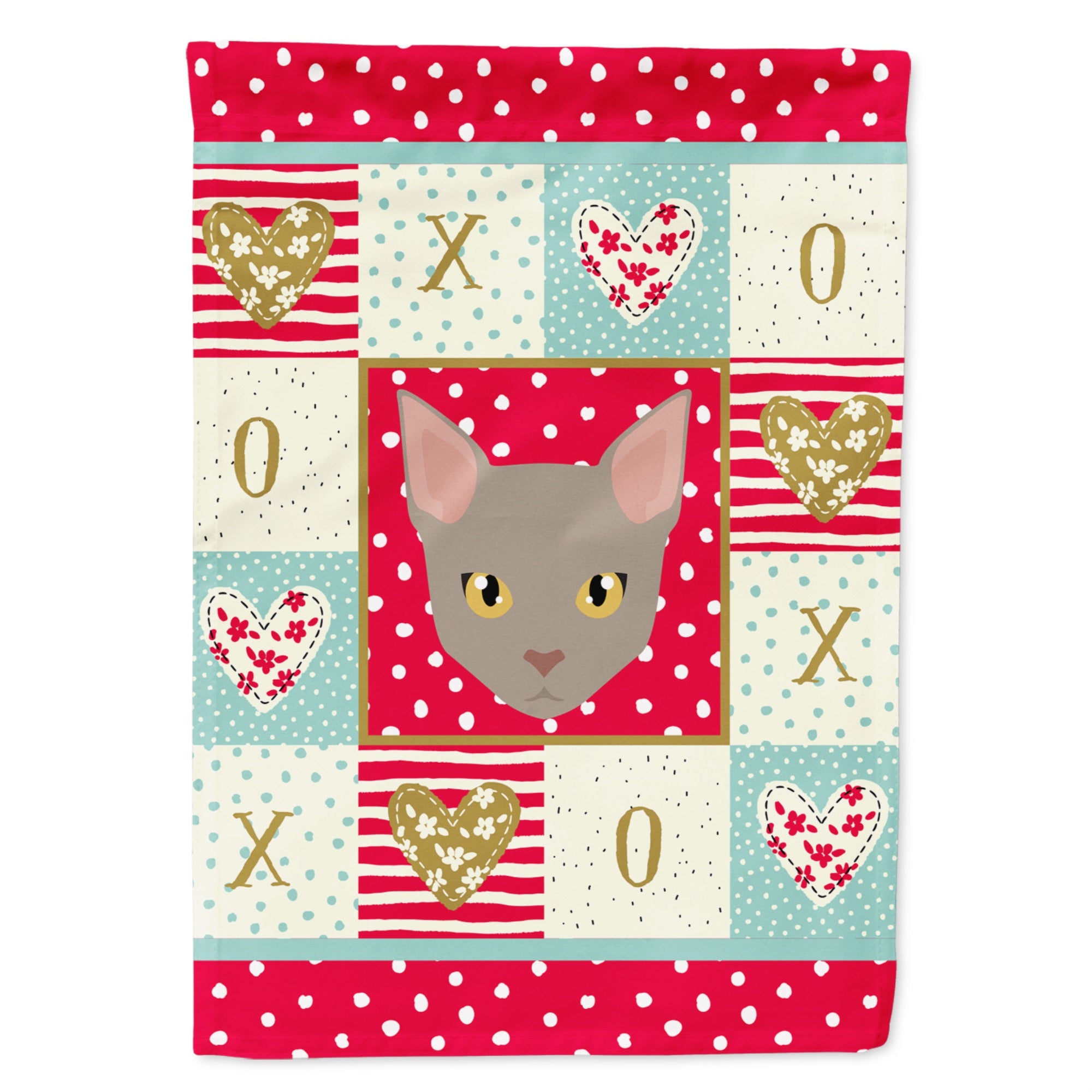 Malayan Cat Love Flag Canvas House Size
