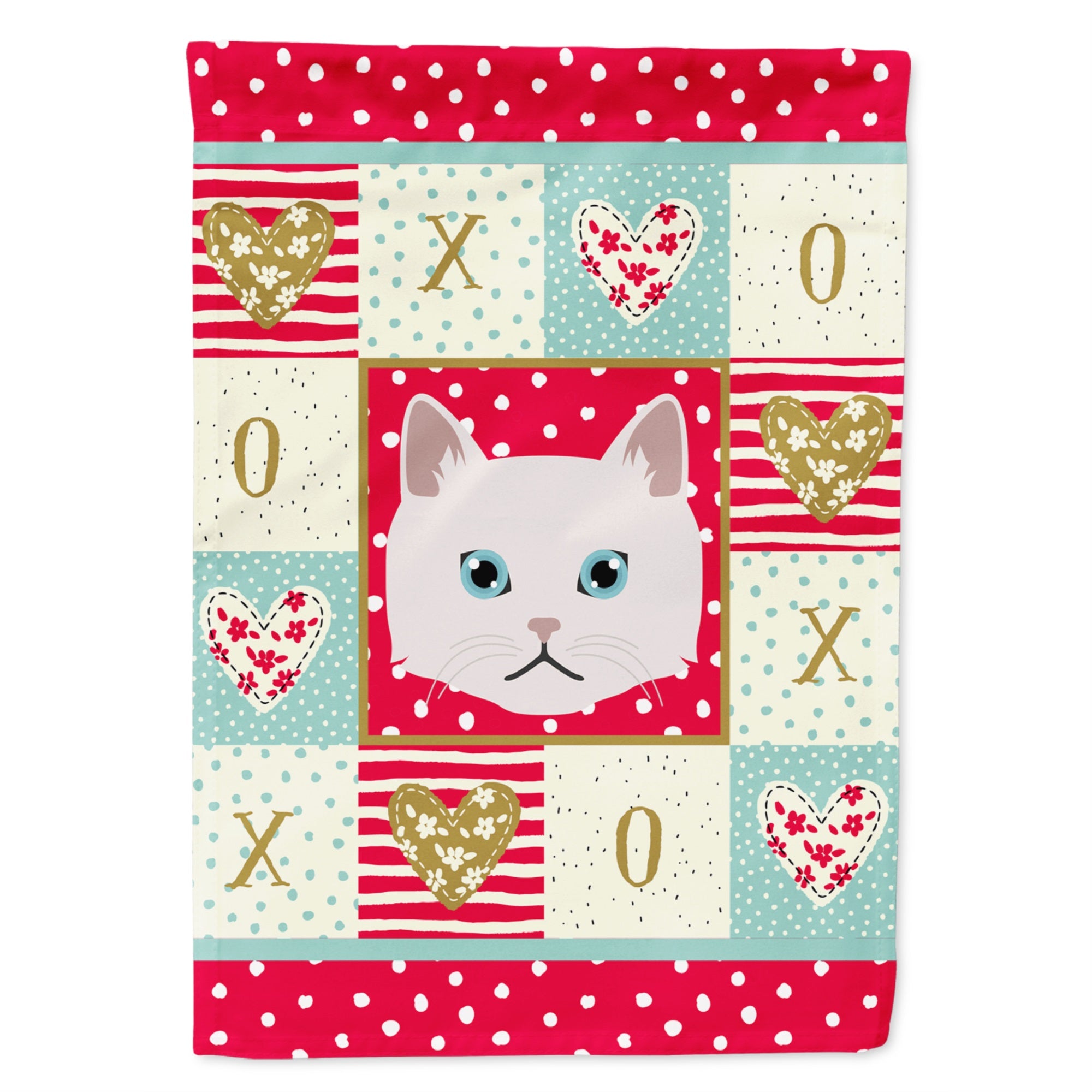 Napoleon Cat Love Flag Canvas House Size
