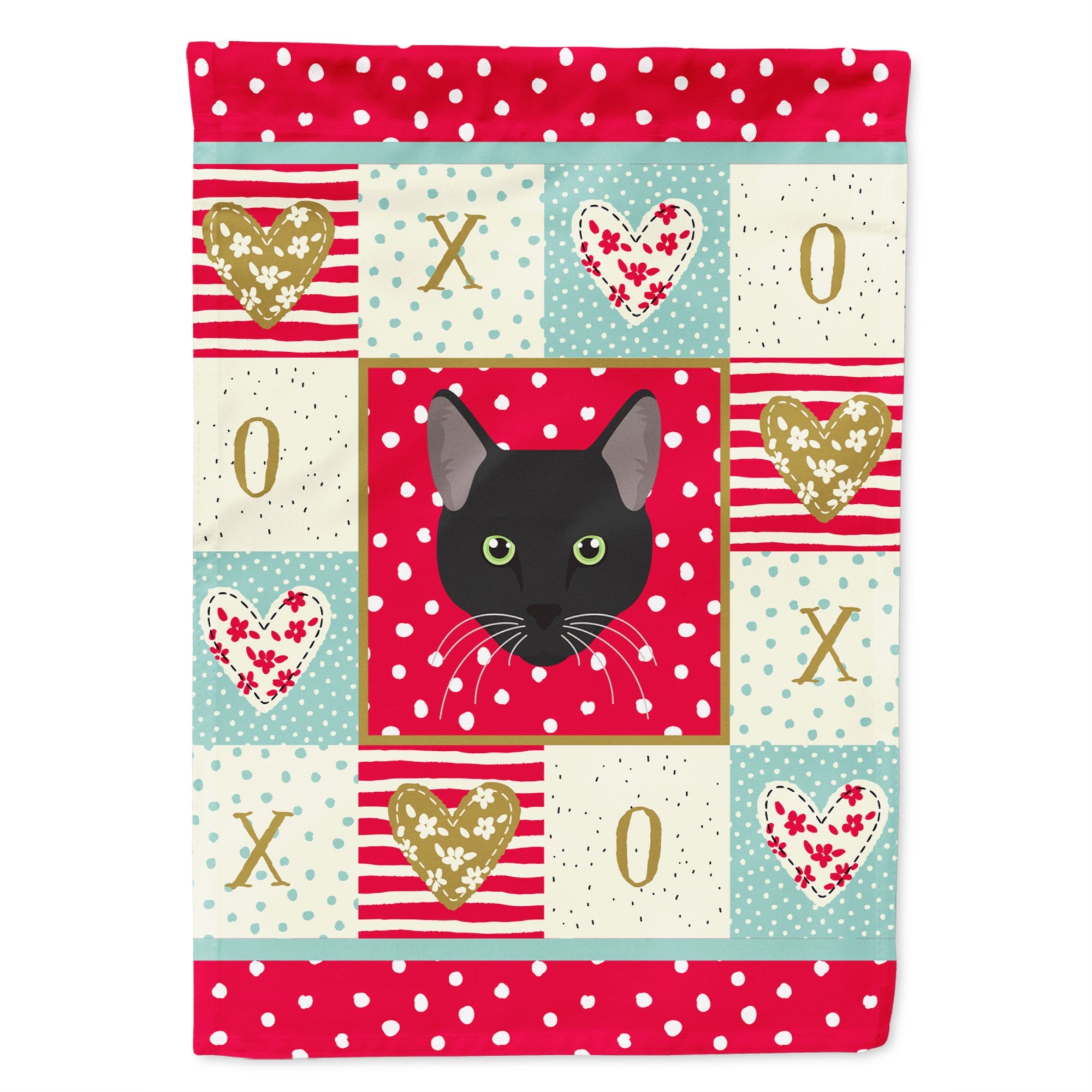 Pantherette Cat Love Flag Canvas House Size