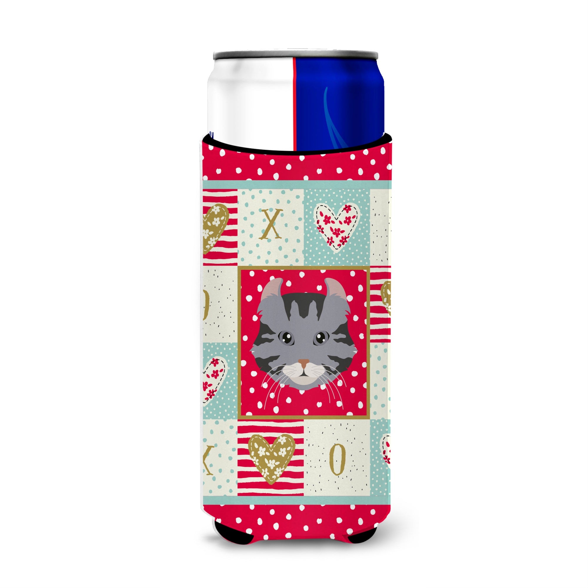 American Curl Cat Love Ultra Hugger For Slim Cans