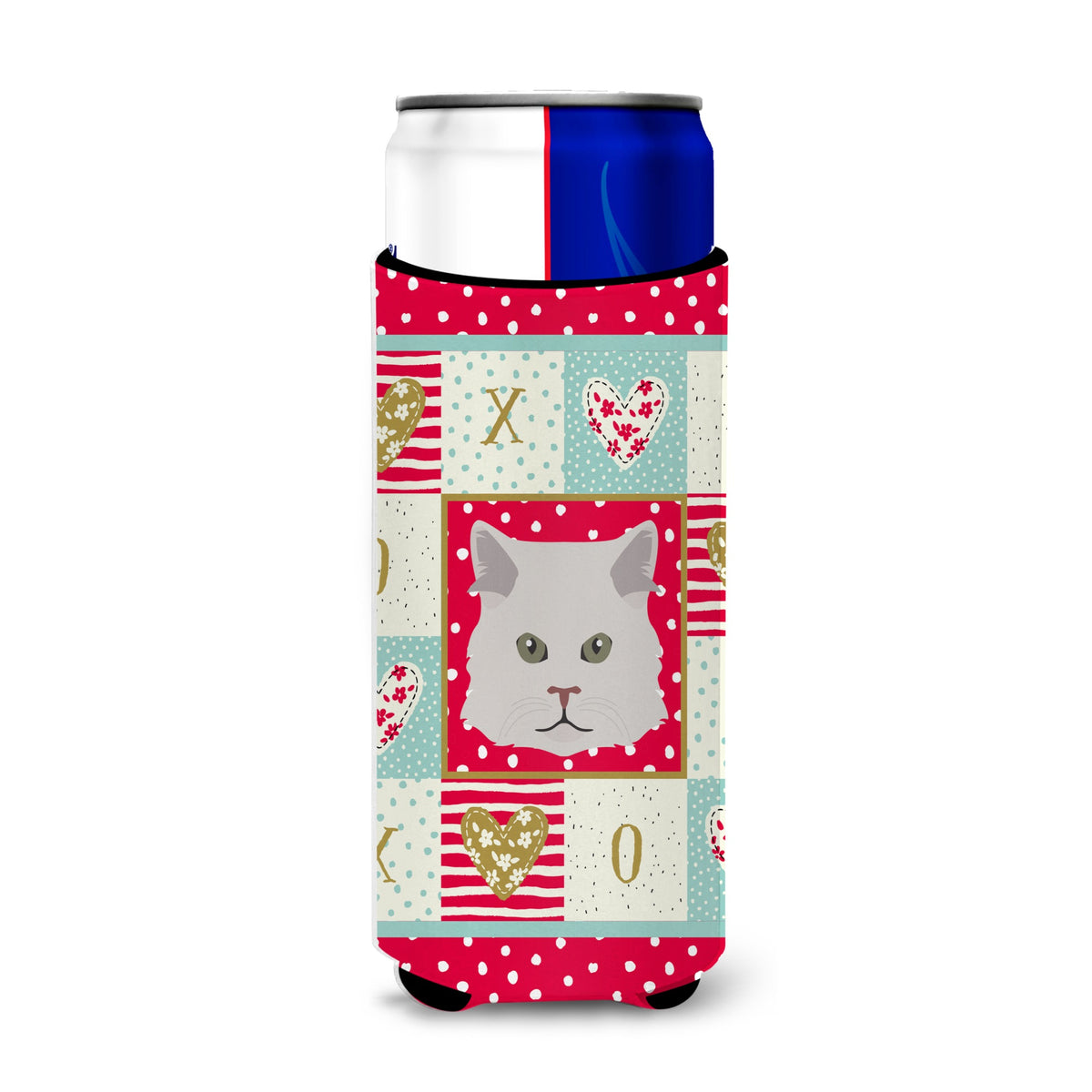 Persian Traditional Cat Love Ultra Hugger For Slim Cans