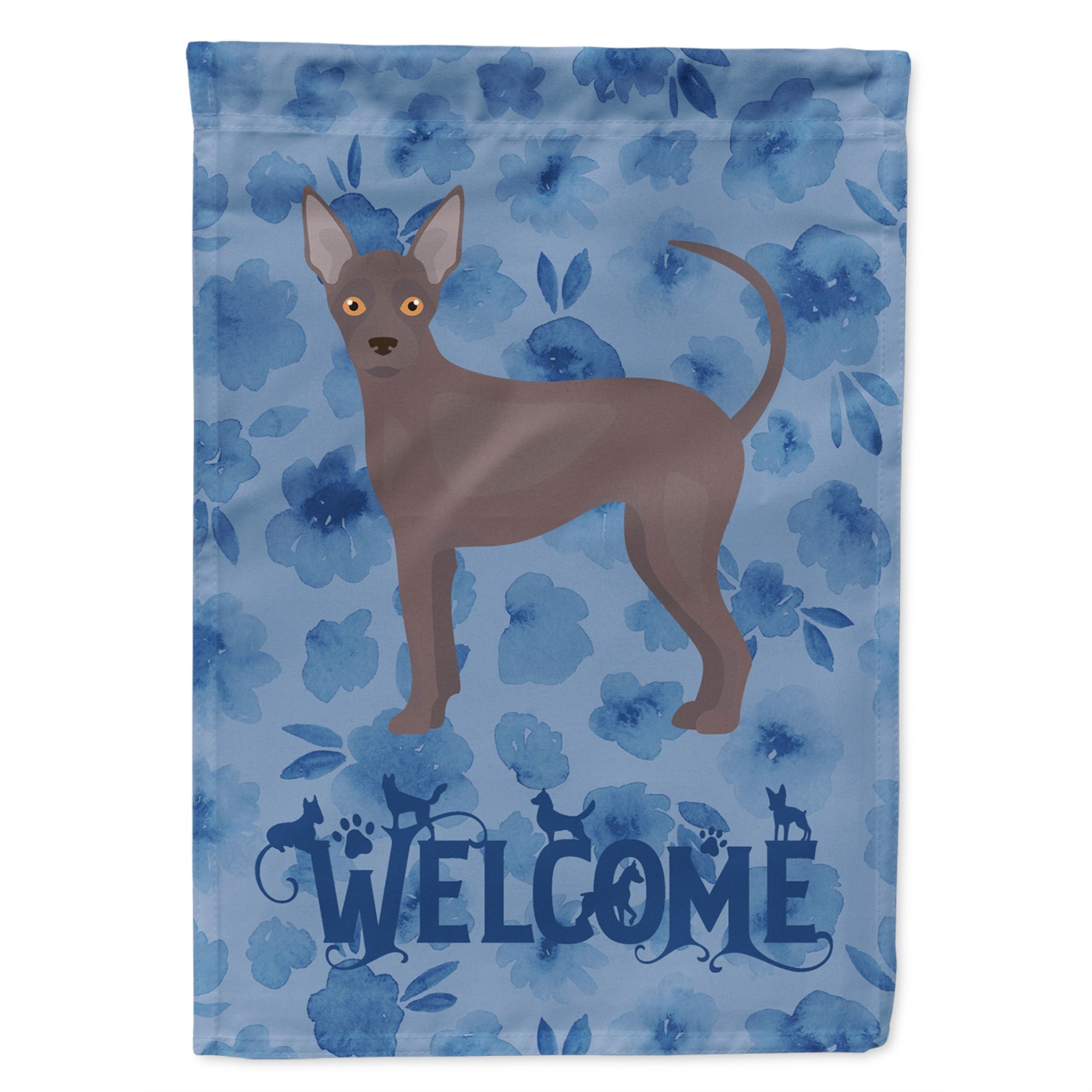 Abyssinian Sand Terrier Welcome Flag Garden Size