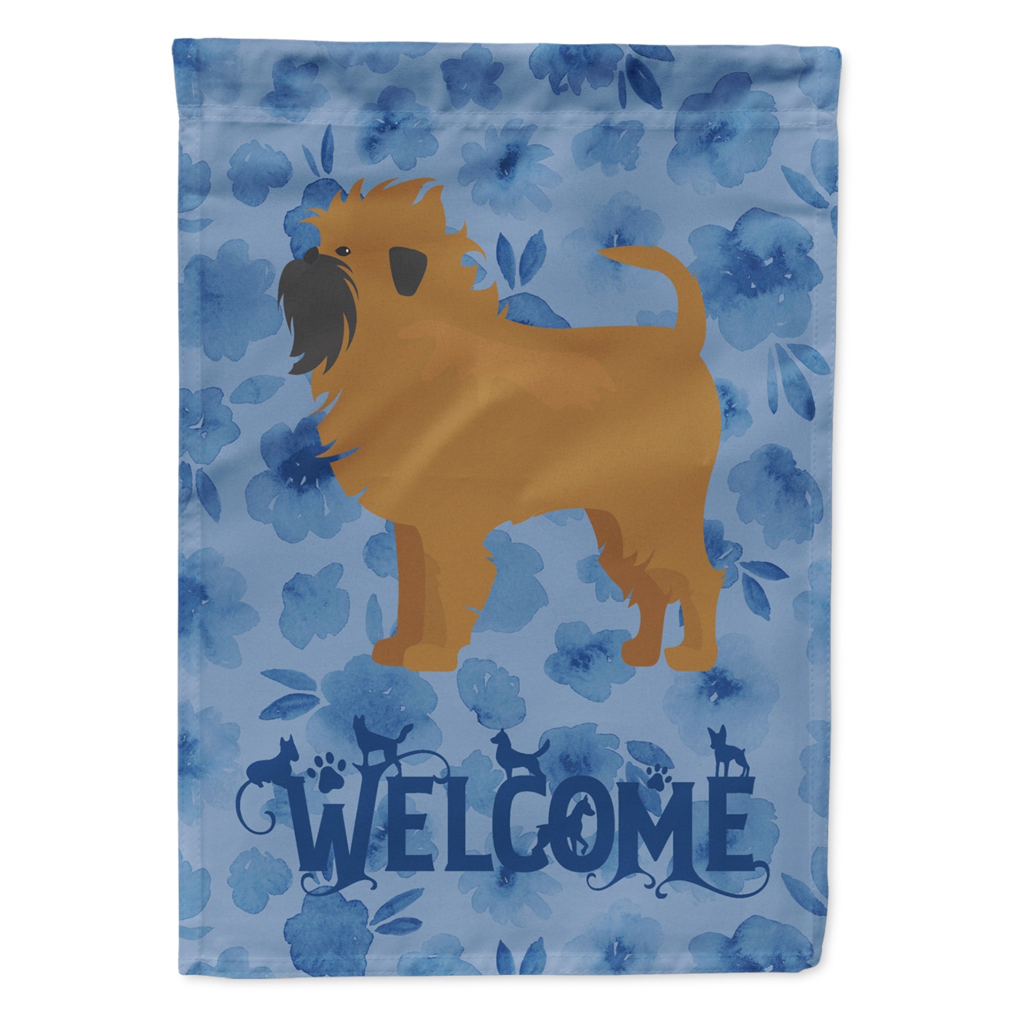Affenpinscher #1 Welcome Flag Garden Size