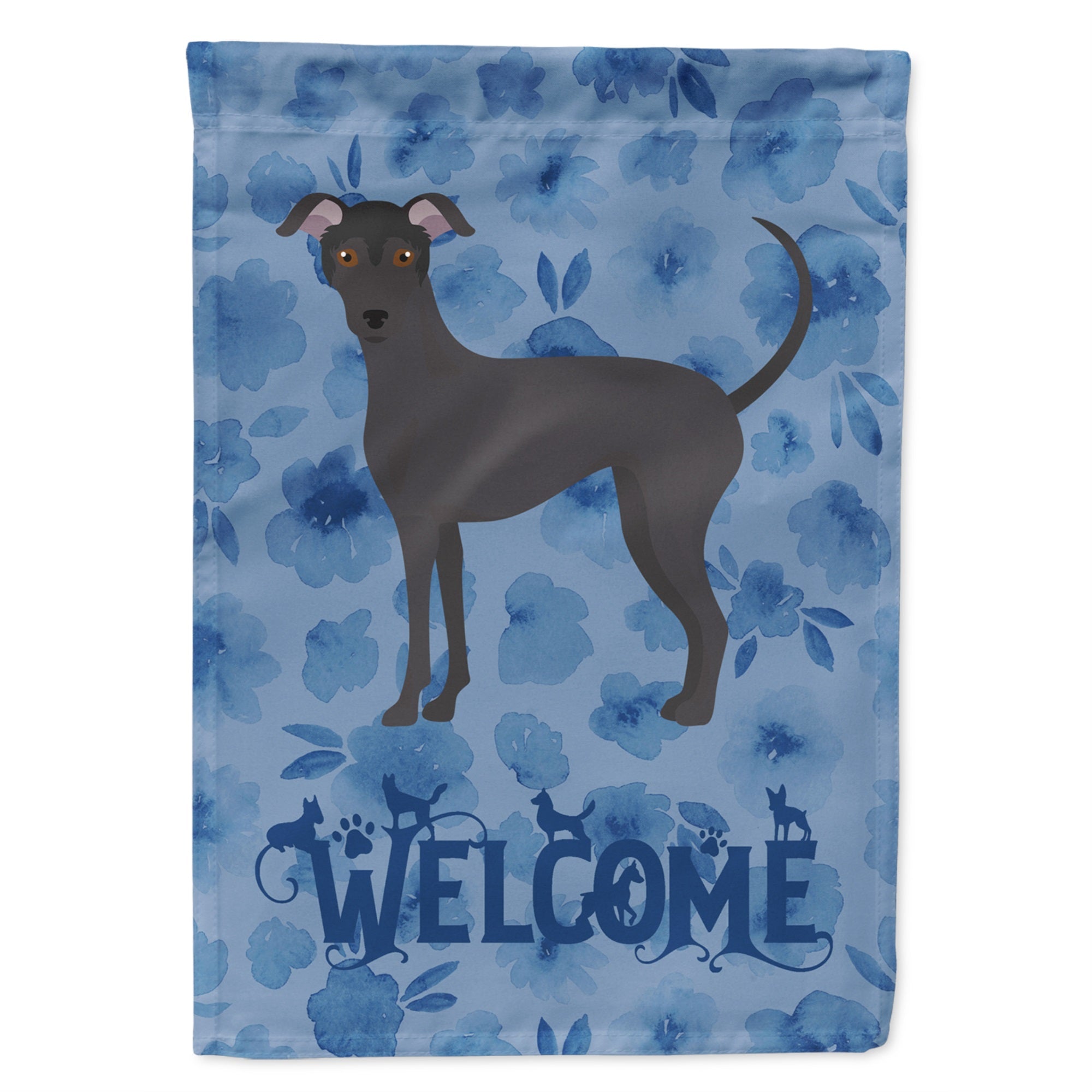 Argentine Pila Dog Welcome Flag Garden Size