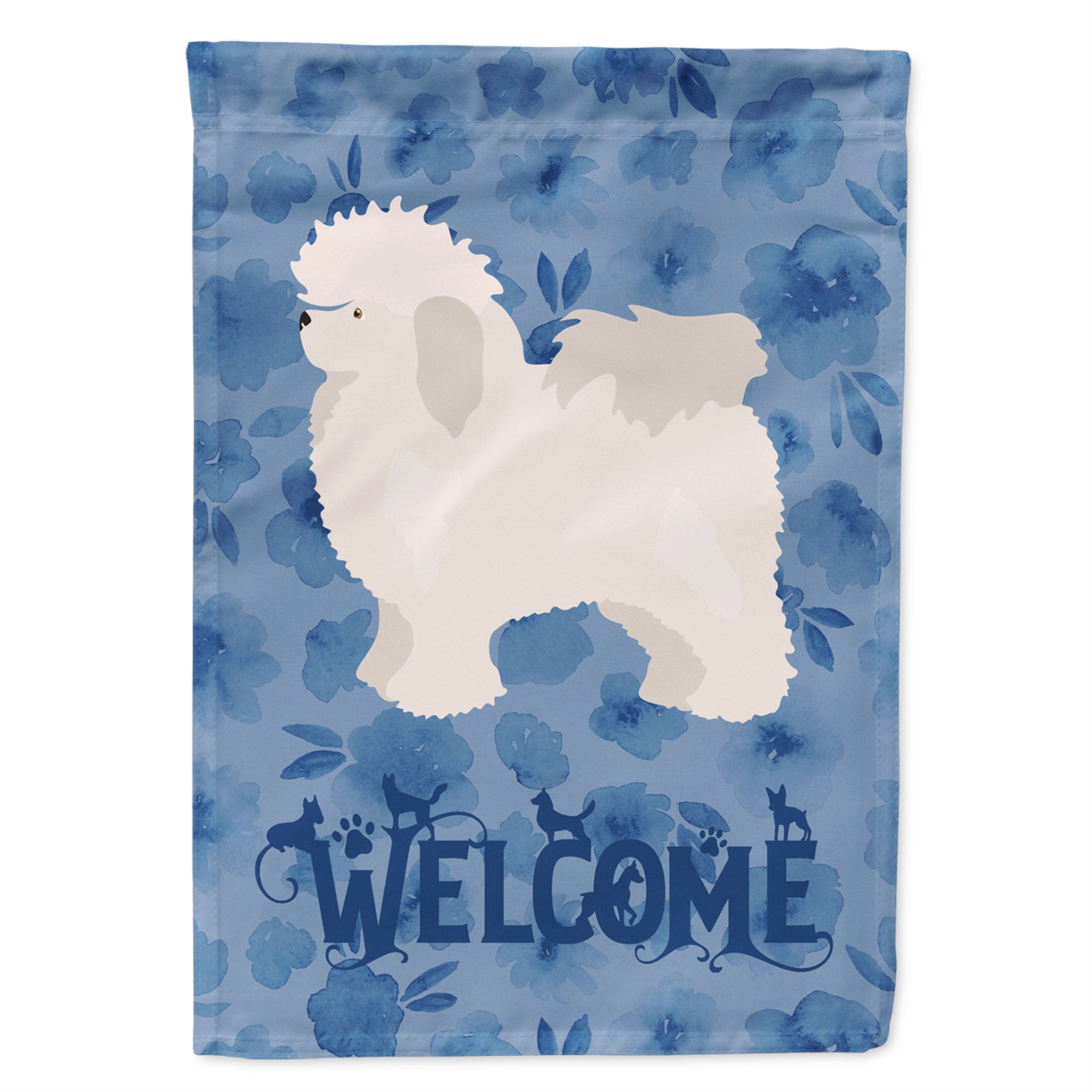 Bolognese Welcome Flag Garden Size