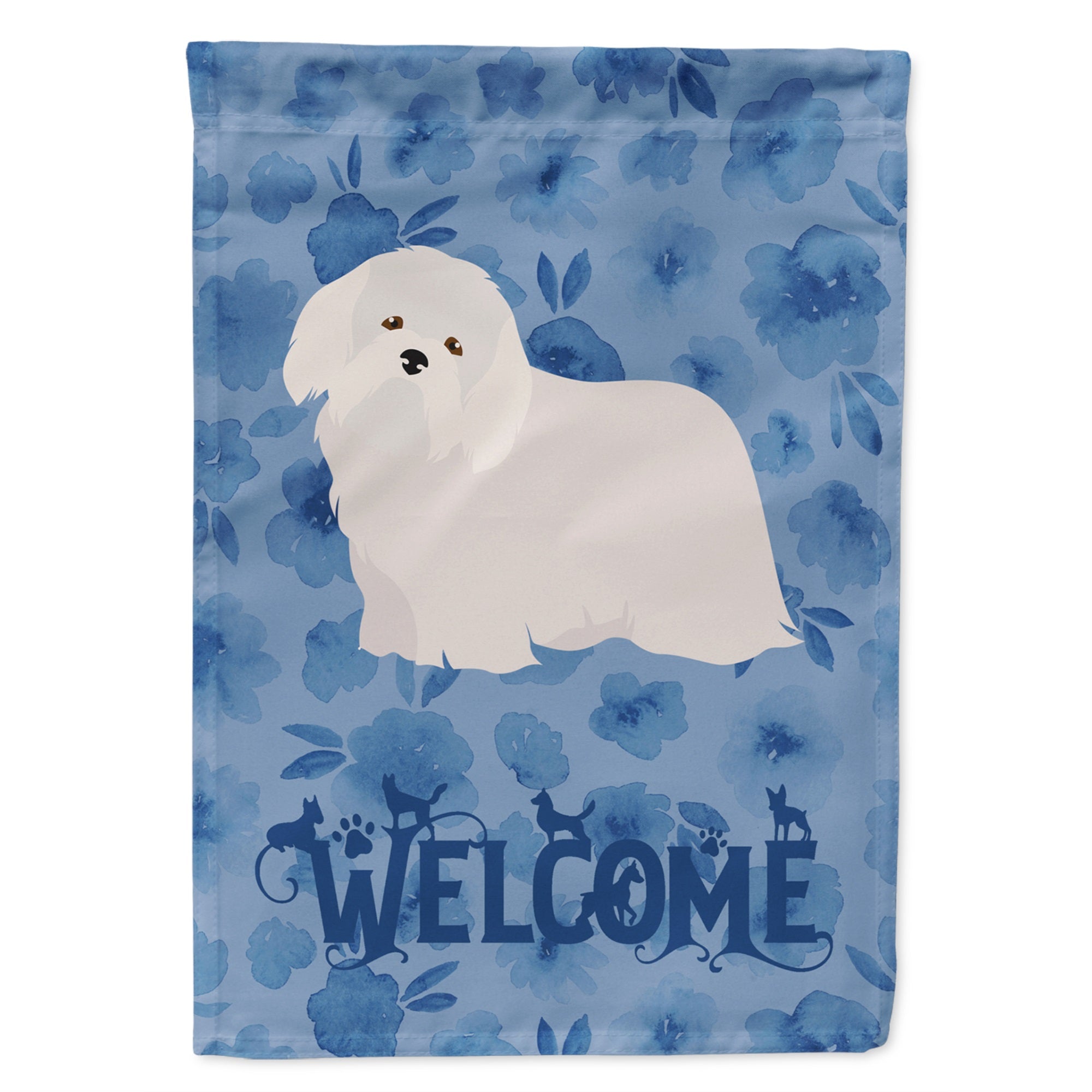 Coton De Tulear #2 Welcome Flag Garden Size