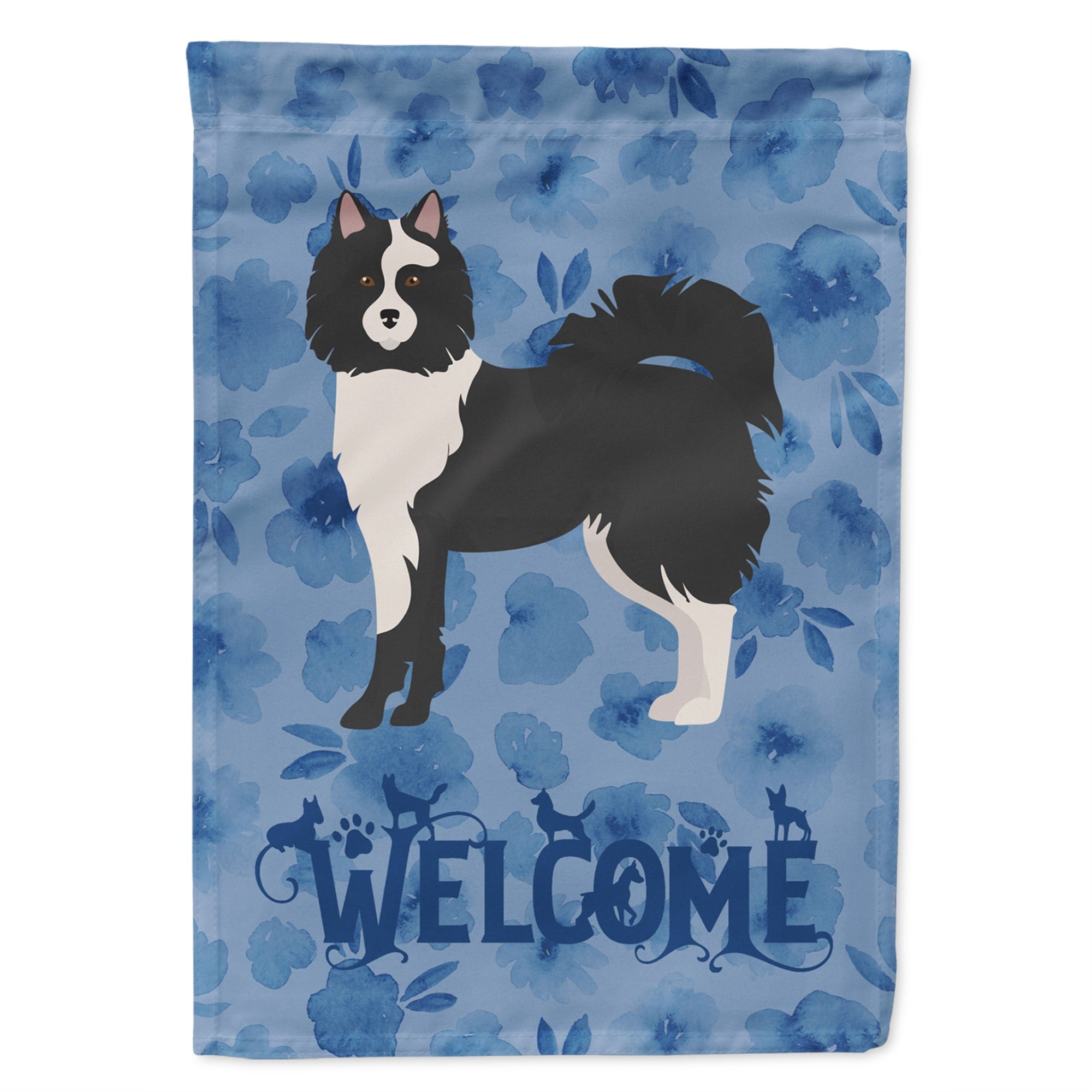 Elo Dog #2 Welcome Flag Garden Size