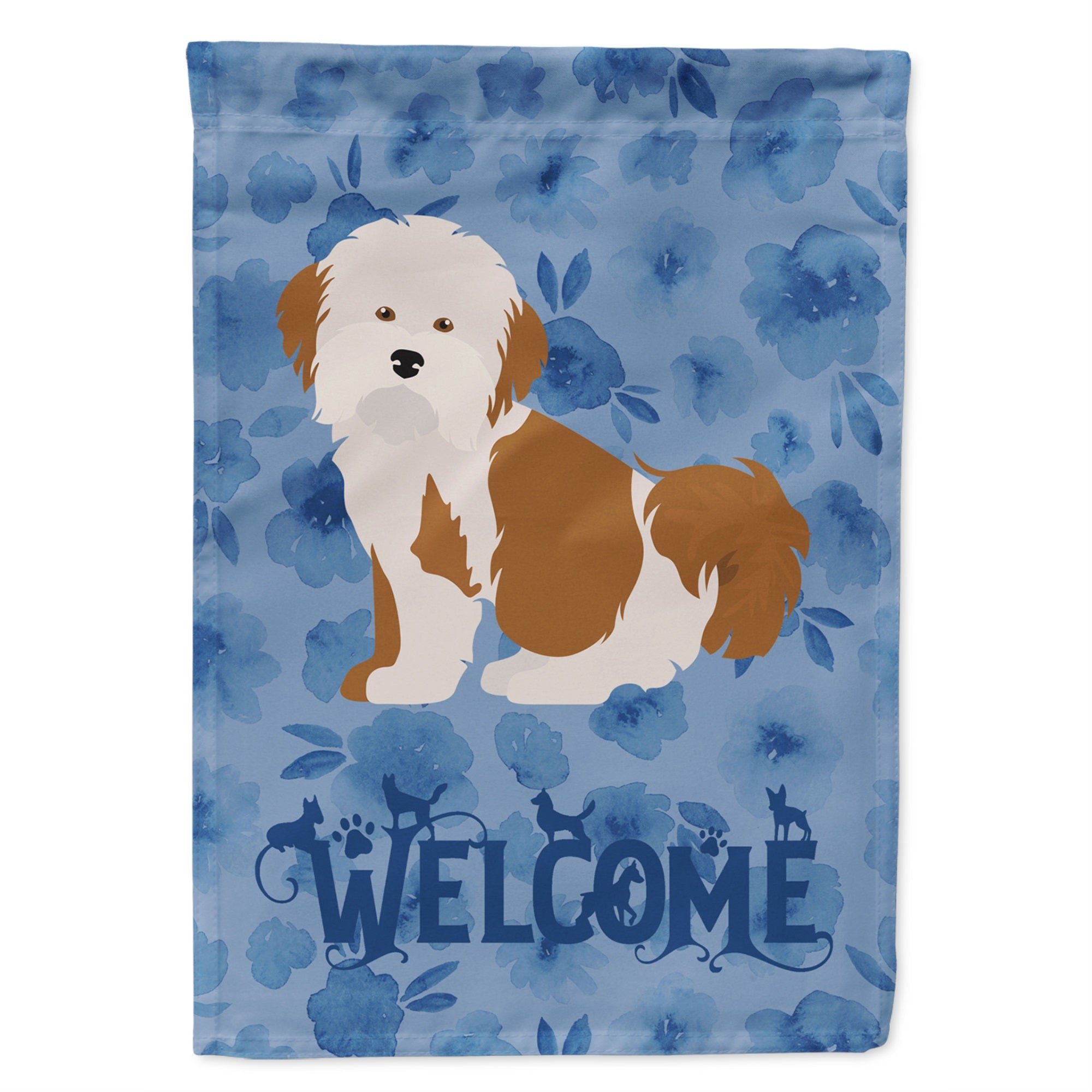 Havanese #2 Welcome Flag Garden Size
