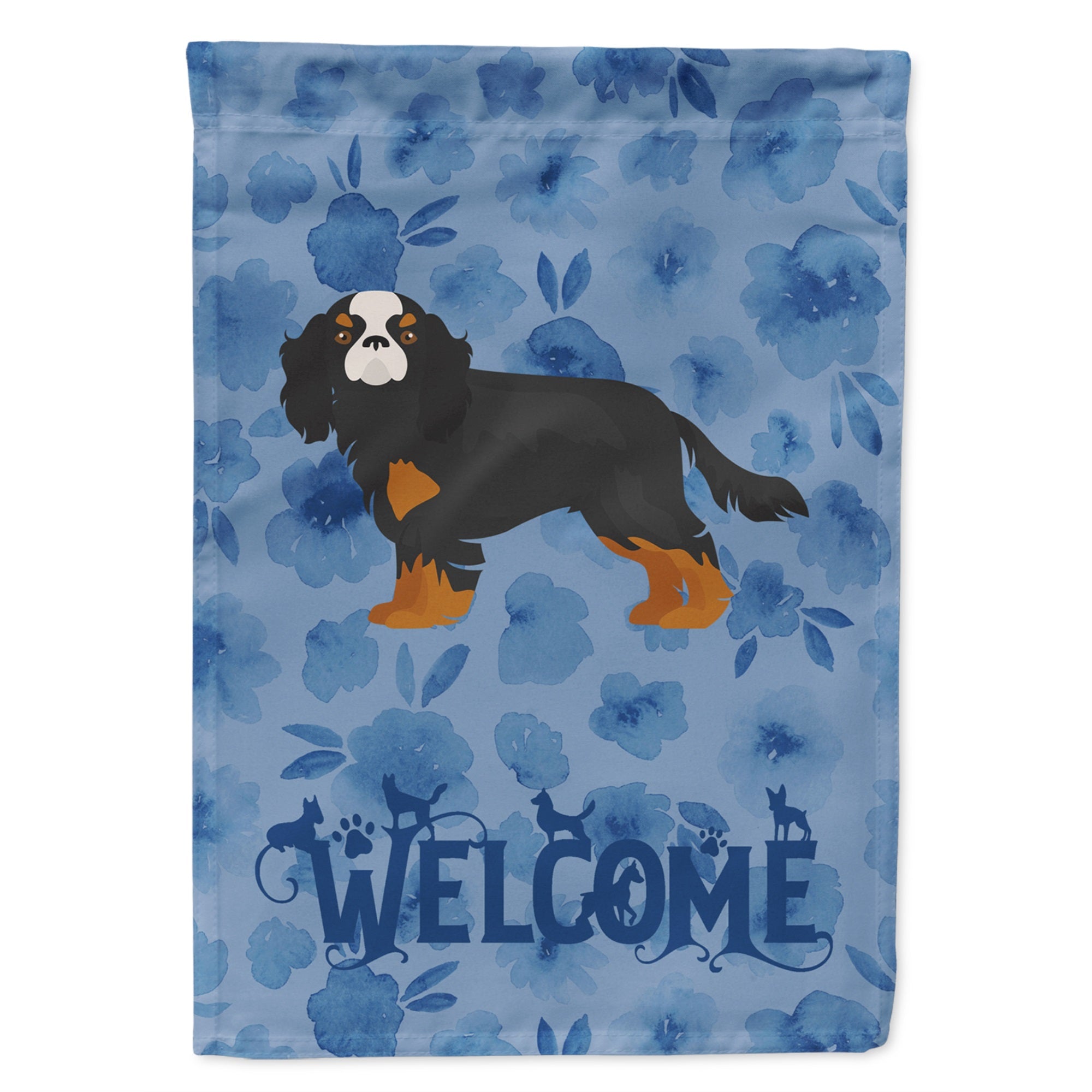 Cavalier King Charles Spaniel #2 Welcome Flag Garden Size
