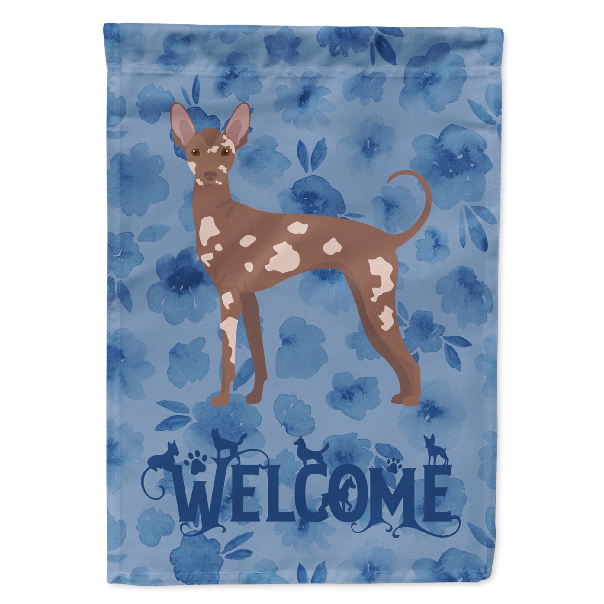 Mexican Hairless Dog #2 Welcome Flag Garden Size