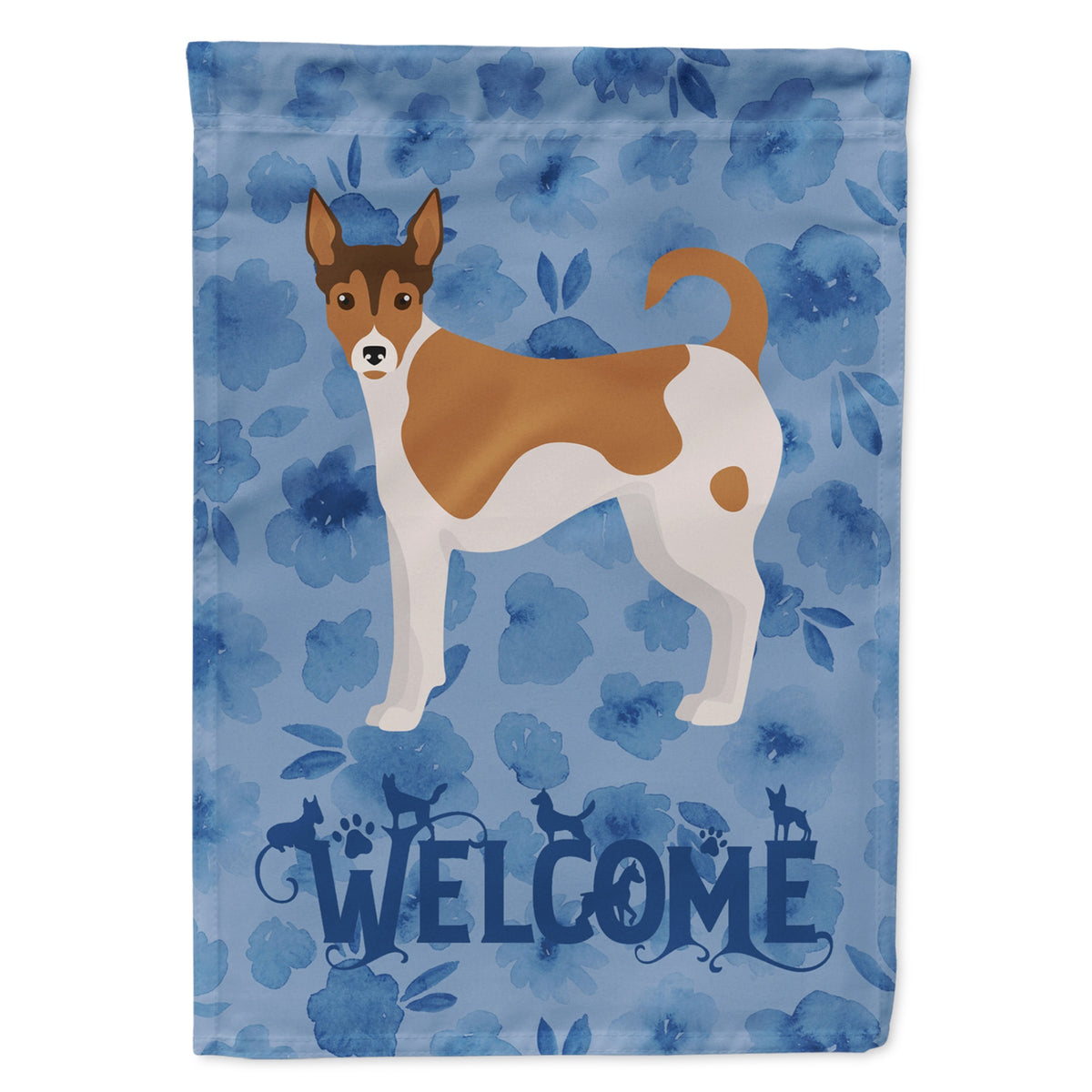 Tenterfield Terrier Welcome Flag Garden Size