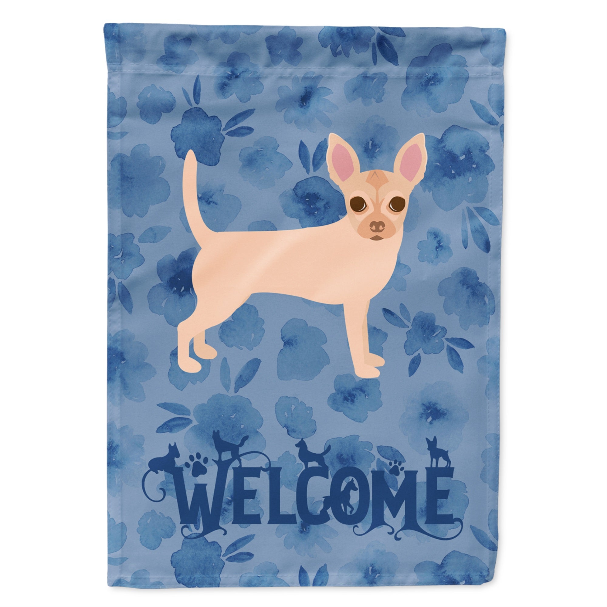 Chihuahua #1 Welcome Flag Garden Size