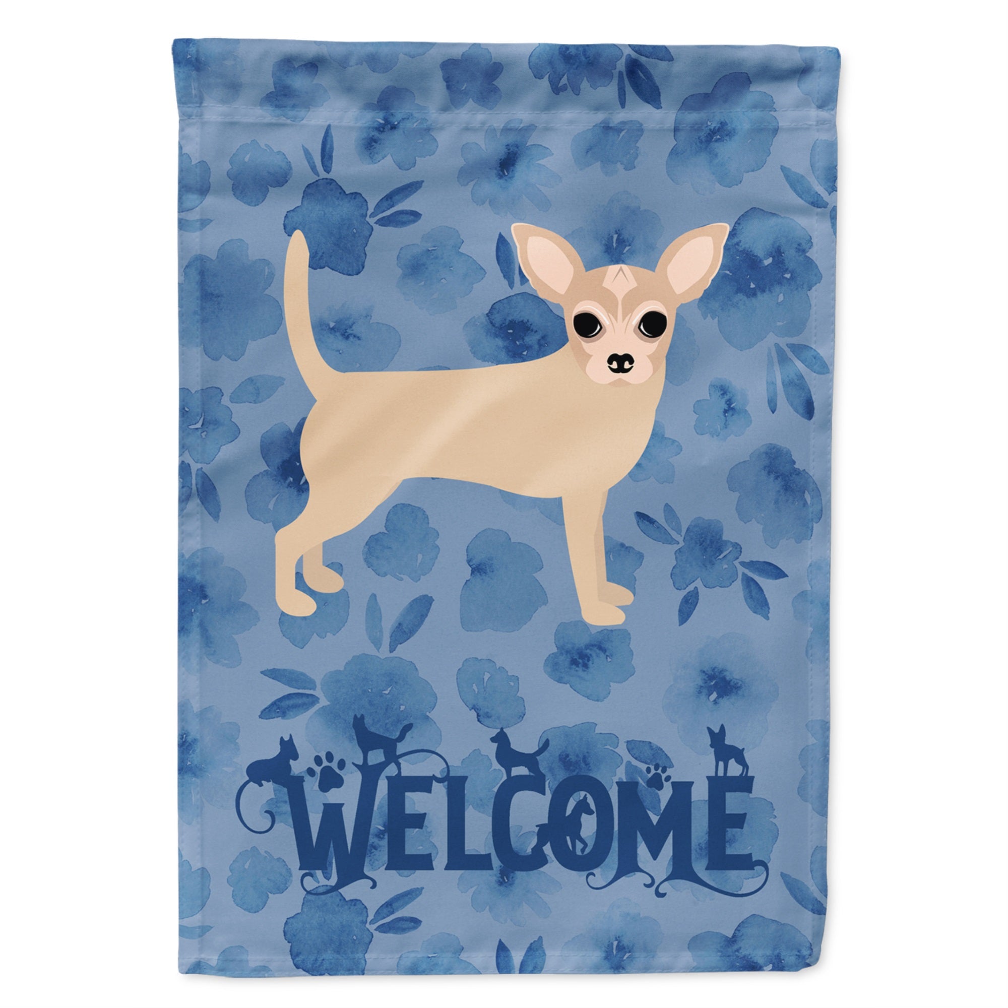Chihuahua #2 Welcome Flag Garden Size