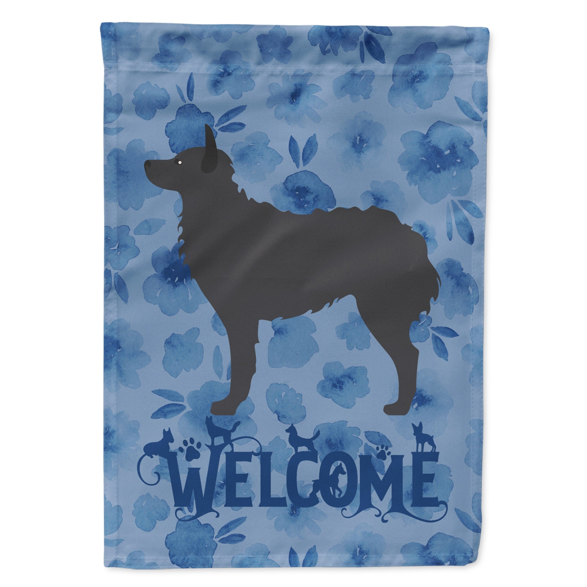 Croatian Sheepdog Welcome Flag Garden Size