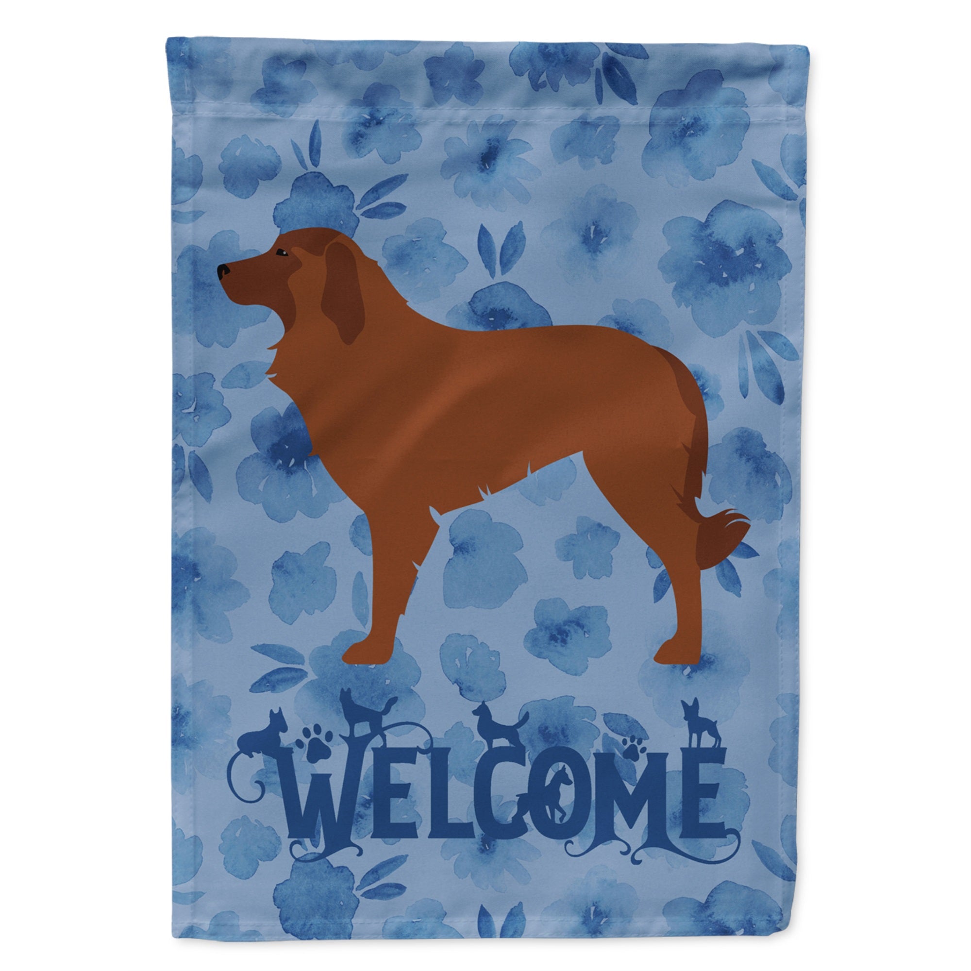 Portuguese Sheepdog Dog Welcome Flag Garden Size