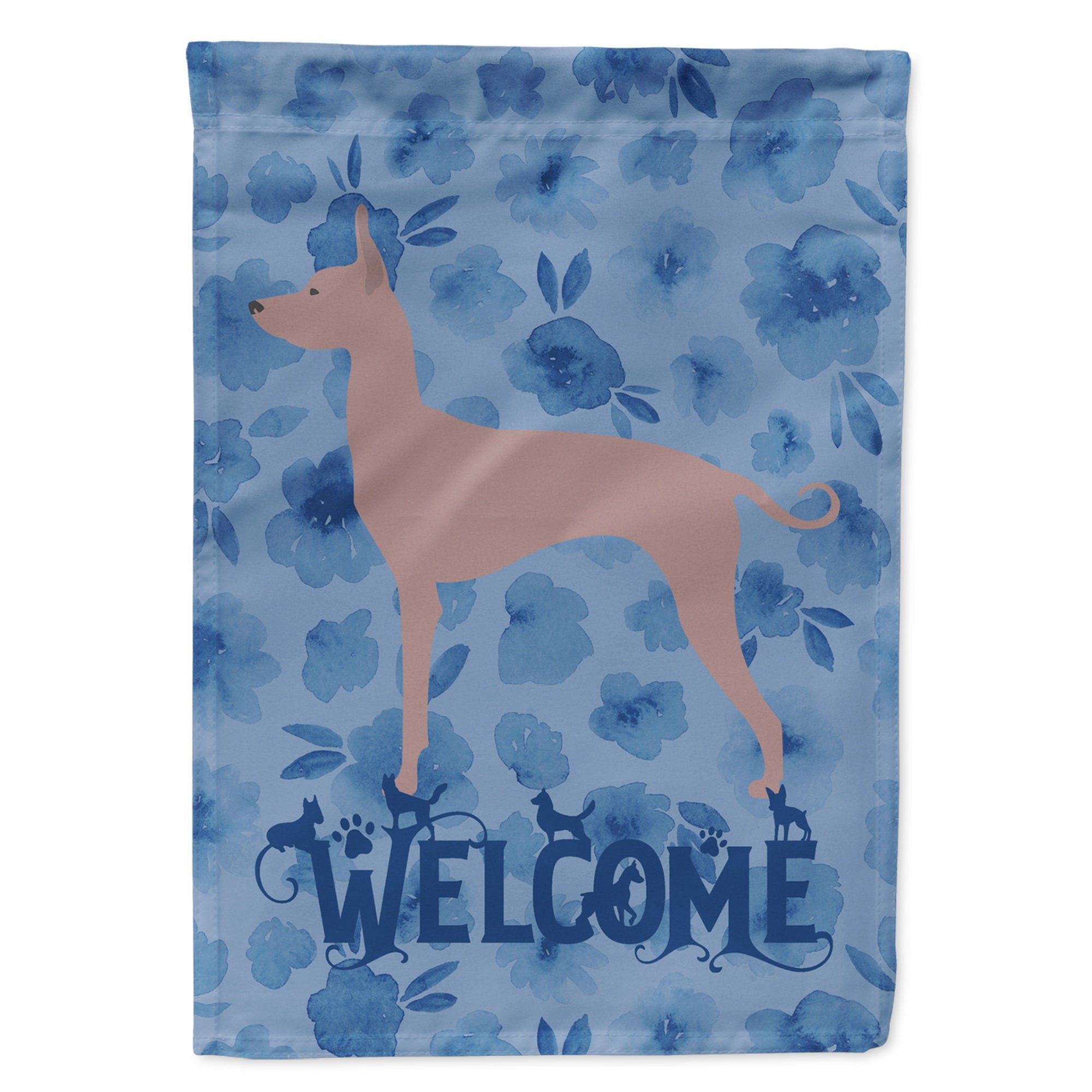 Dogo Argentino Welcome Flag Garden Size