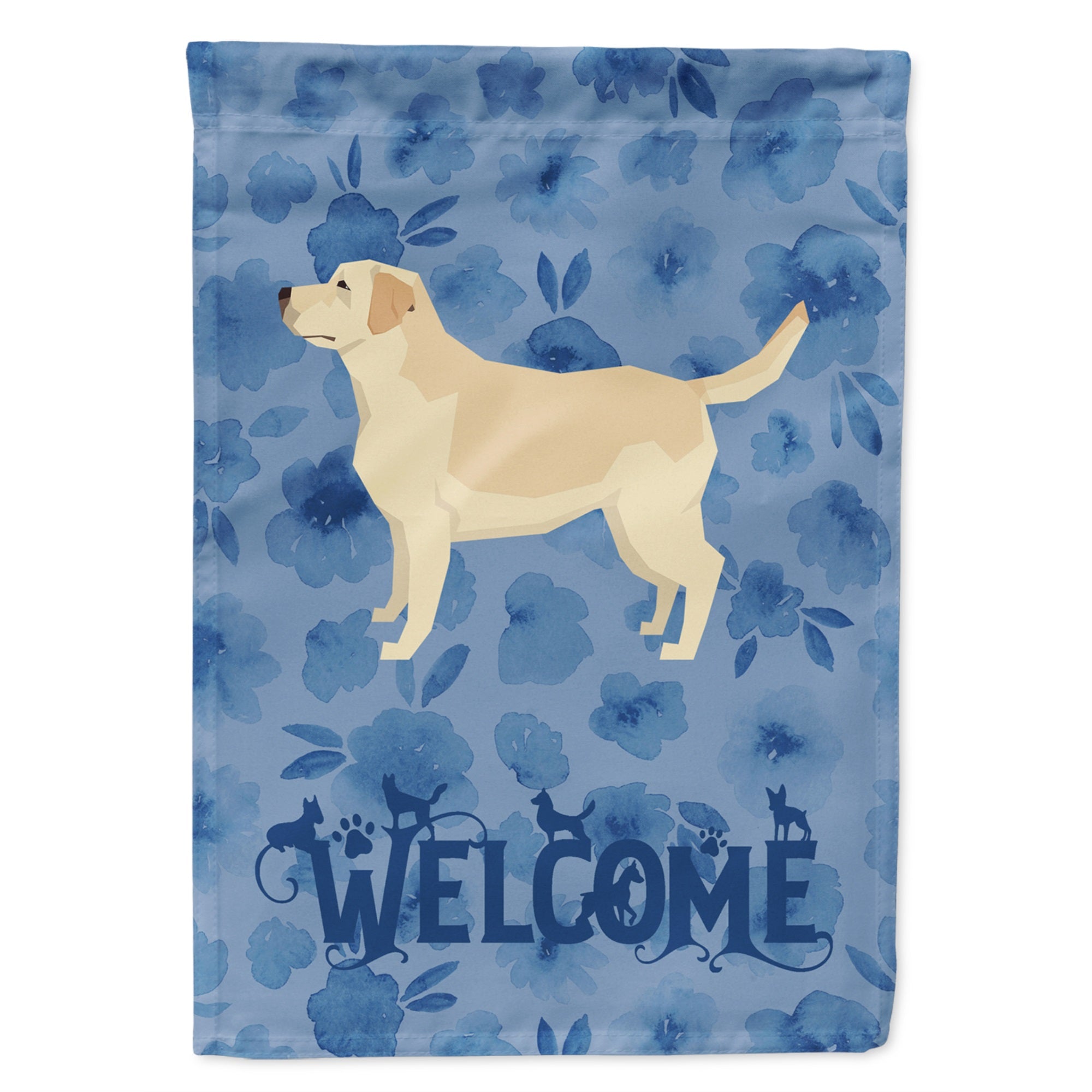 Labrador Retriever Welcome Flag Garden Size