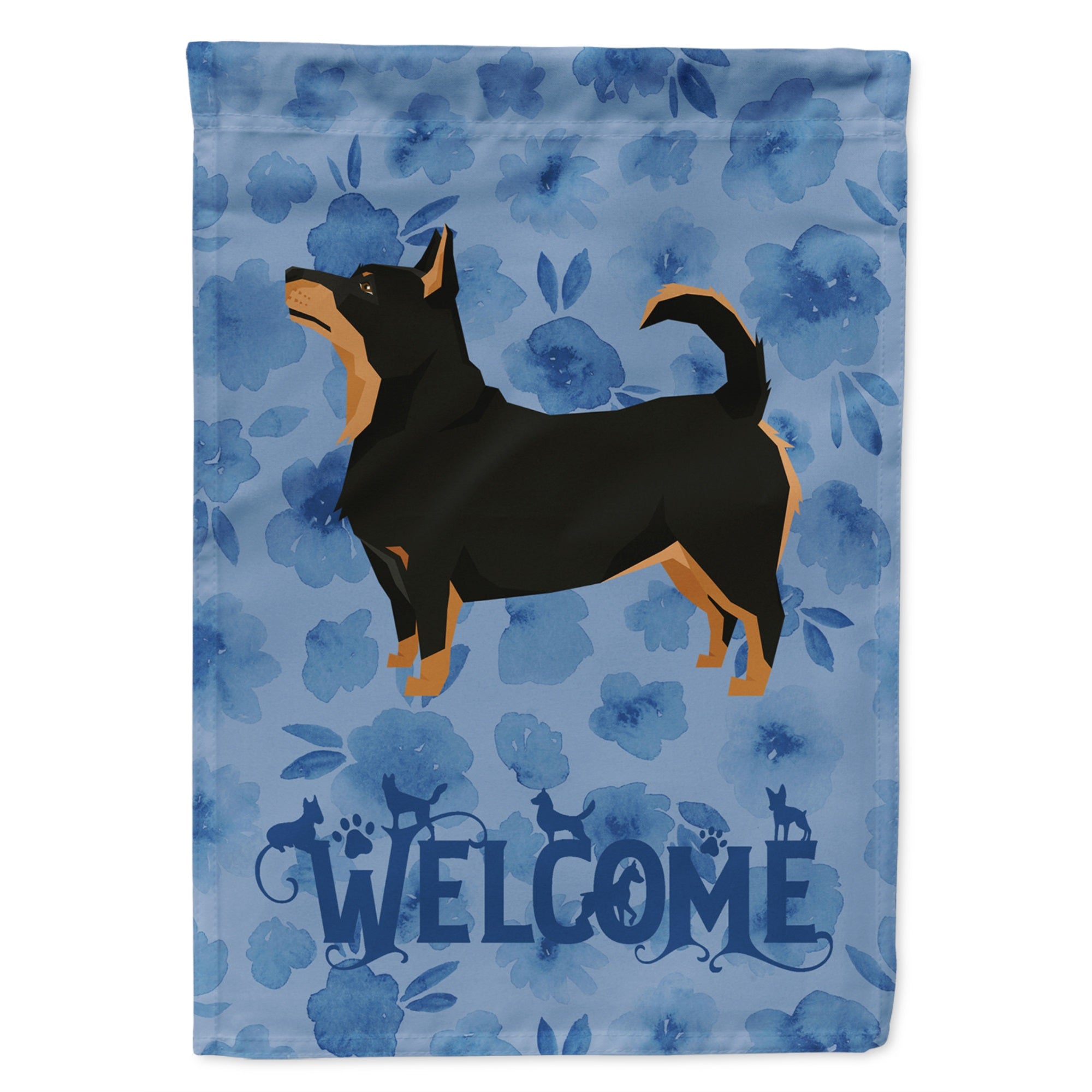 Lancashire Terrier Welcome Flag Garden Size