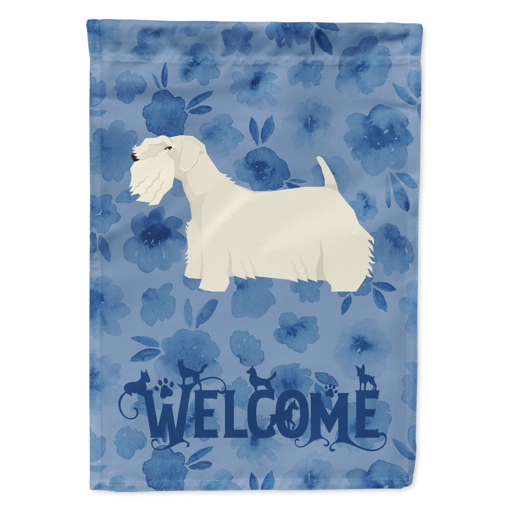 Sealyham Terrier Welcome Flag Garden Size