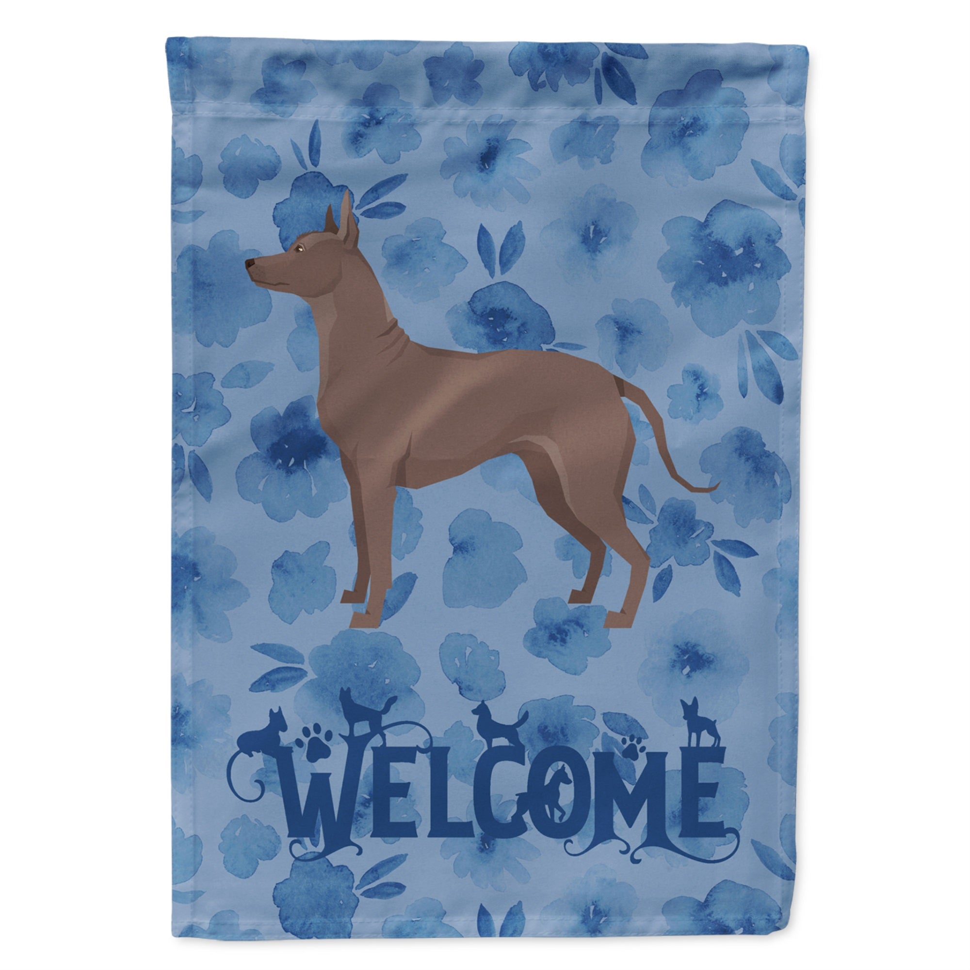 Mexican Hairless Dog Xolo Welcome Flag Garden Size