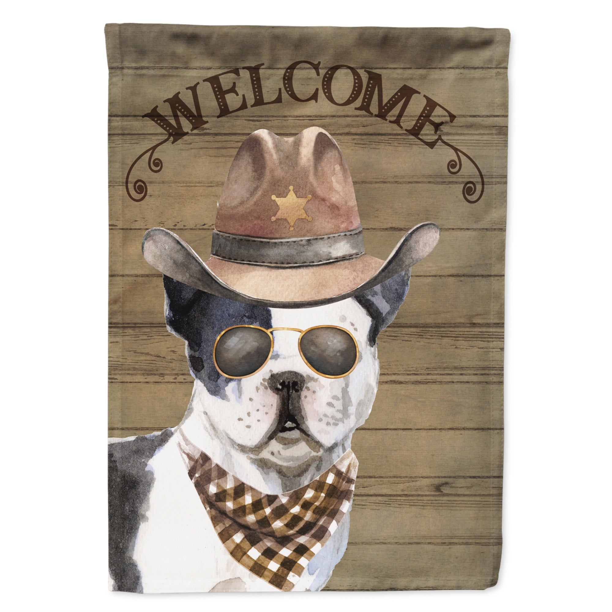 French Bulldog Country Dog Flag Garden Size