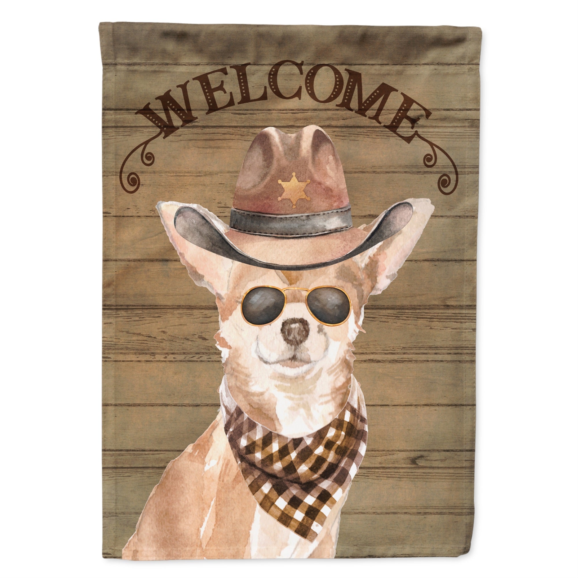 Chihuahua Country Dog Flag Garden Size