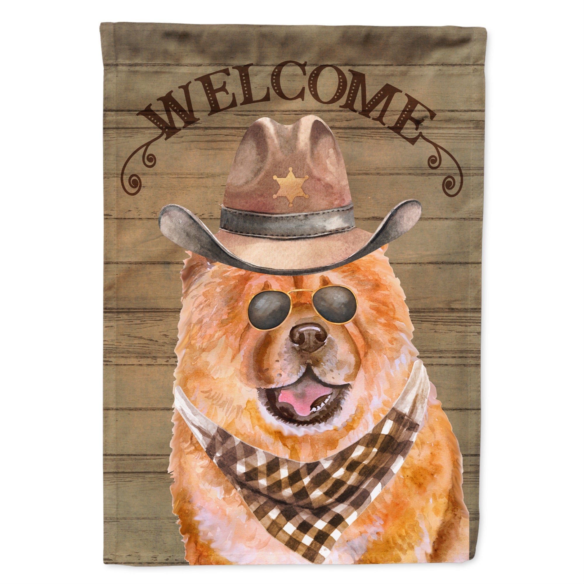 Chow Chow Country Dog Flag Garden Size