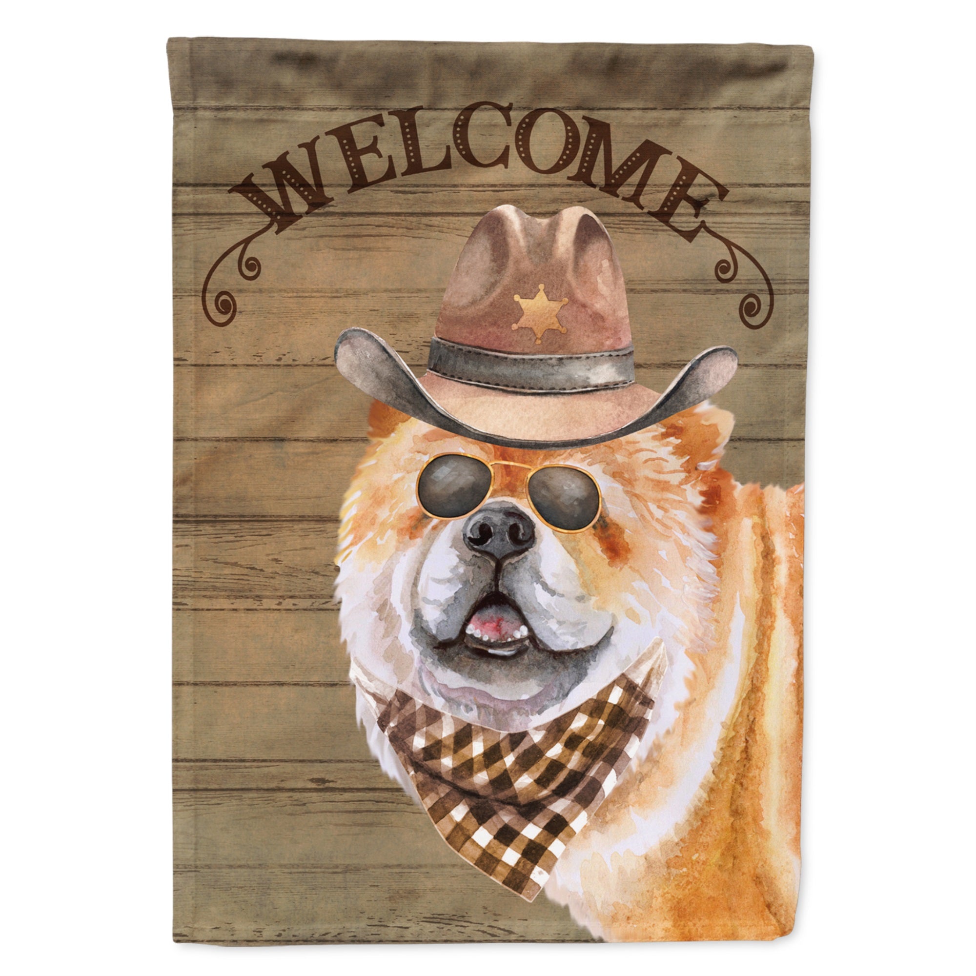 Chow Chow #2 Country Dog Flag Garden Size