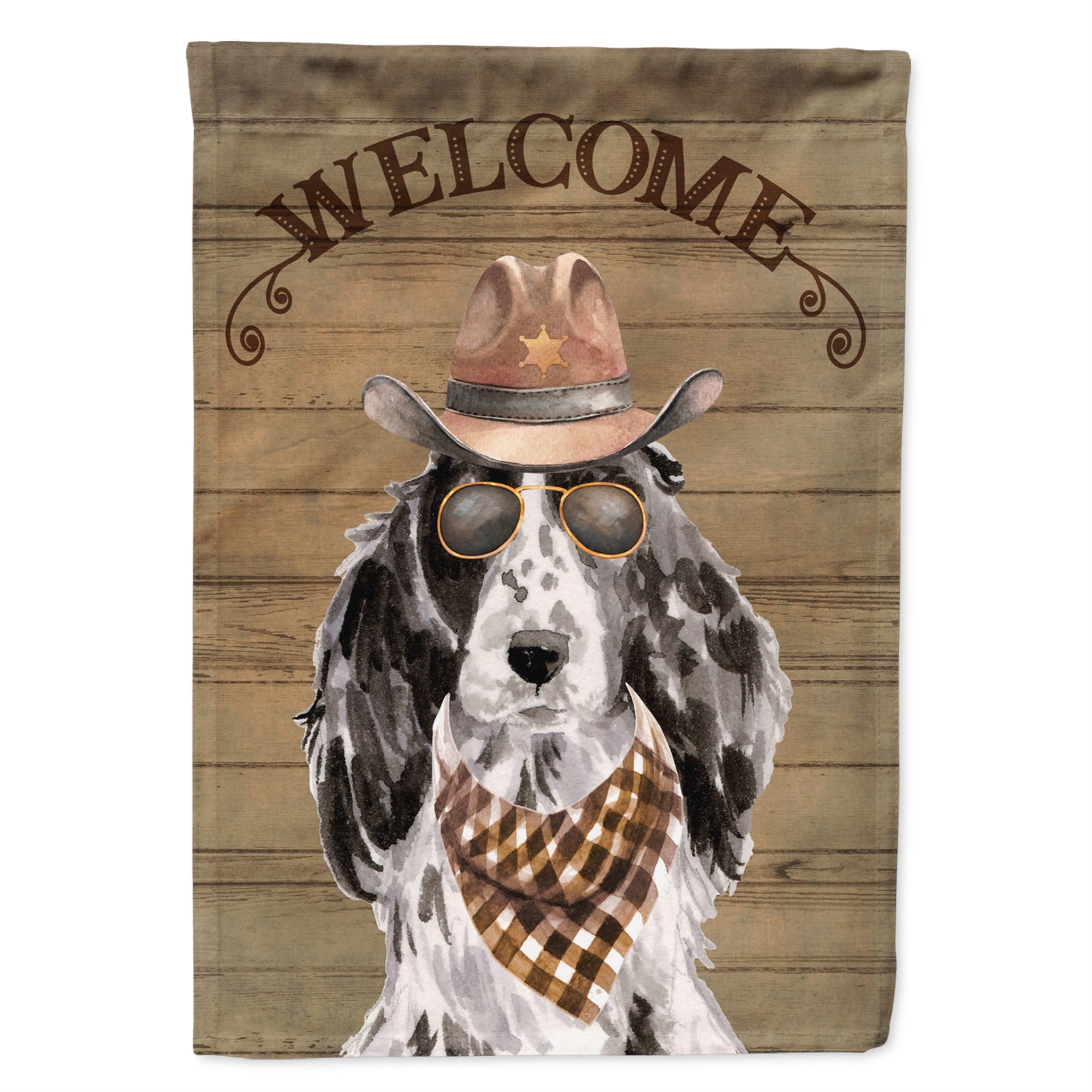 Cocker Spaniel #2 Country Dog Flag Garden Size