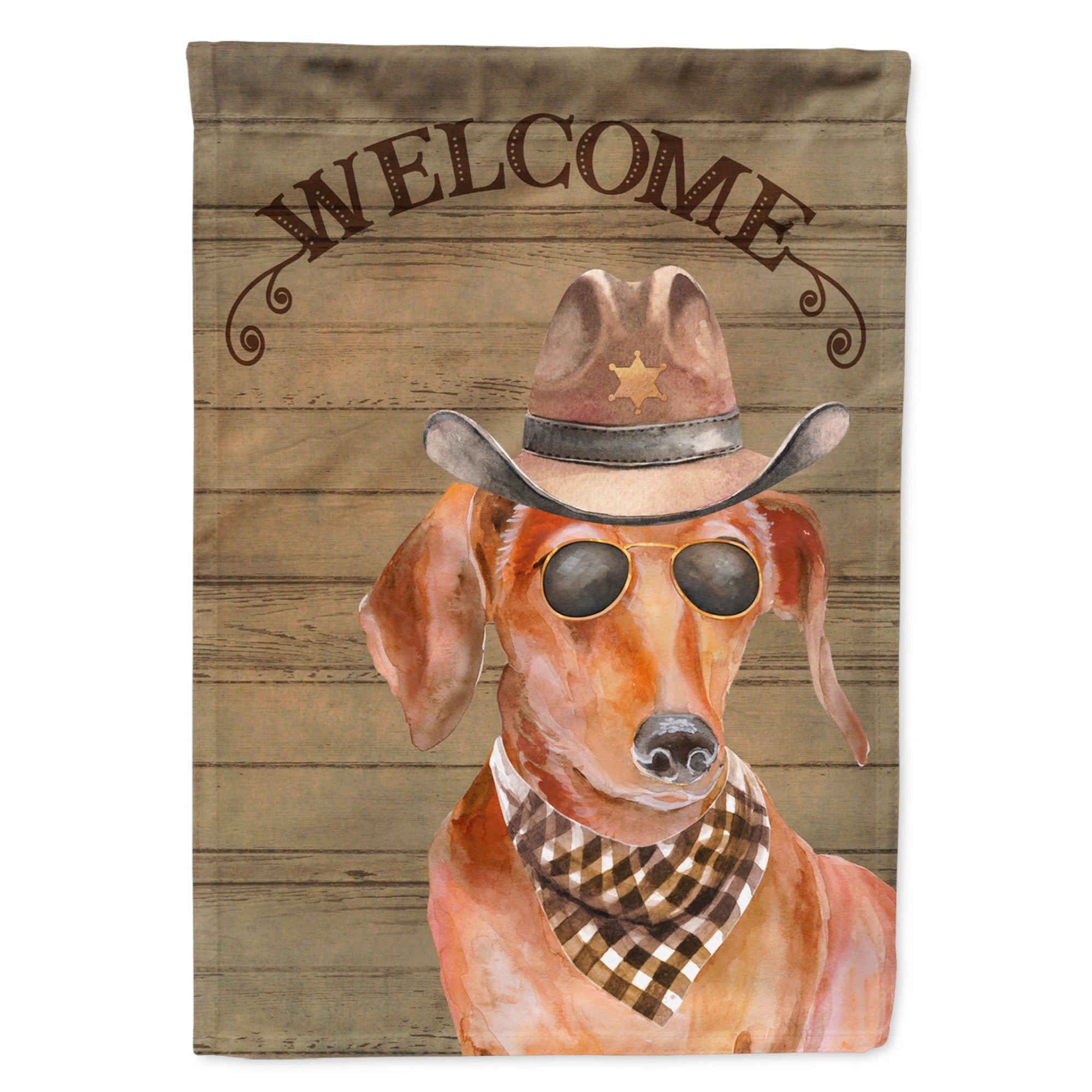 Dachshund Country Dog Flag Garden Size