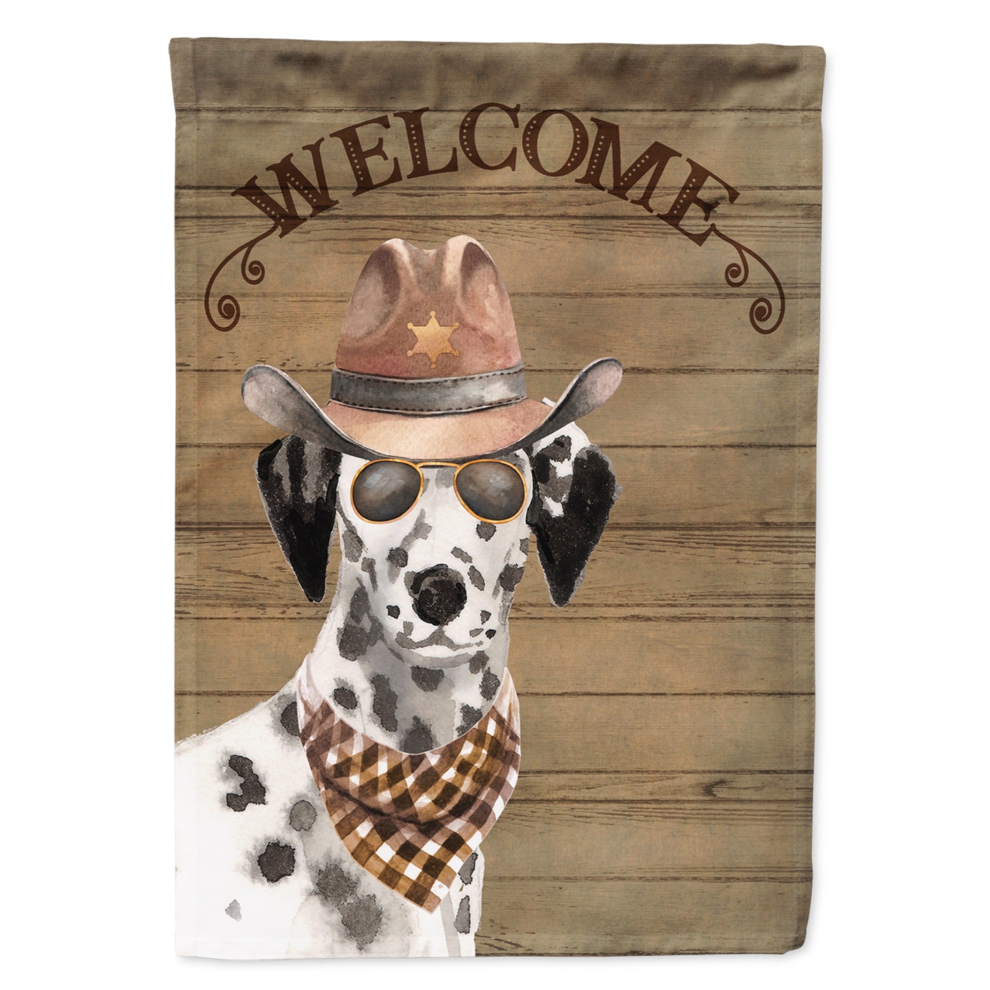 Dalmatian Country Dog Flag Garden Size