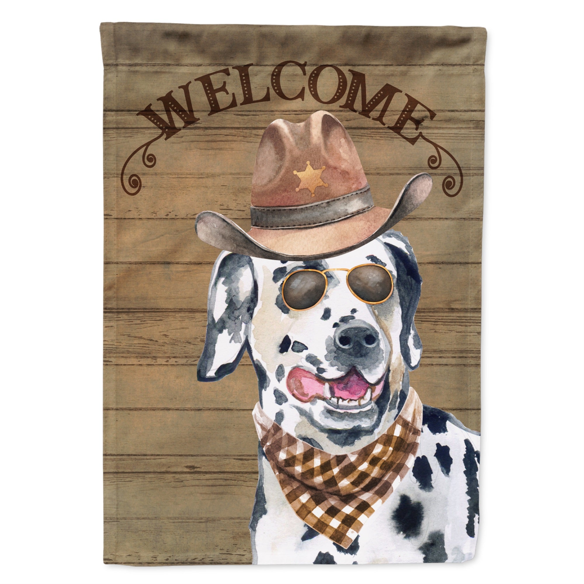 Dalmatian #3 Country Dog Flag Garden Size