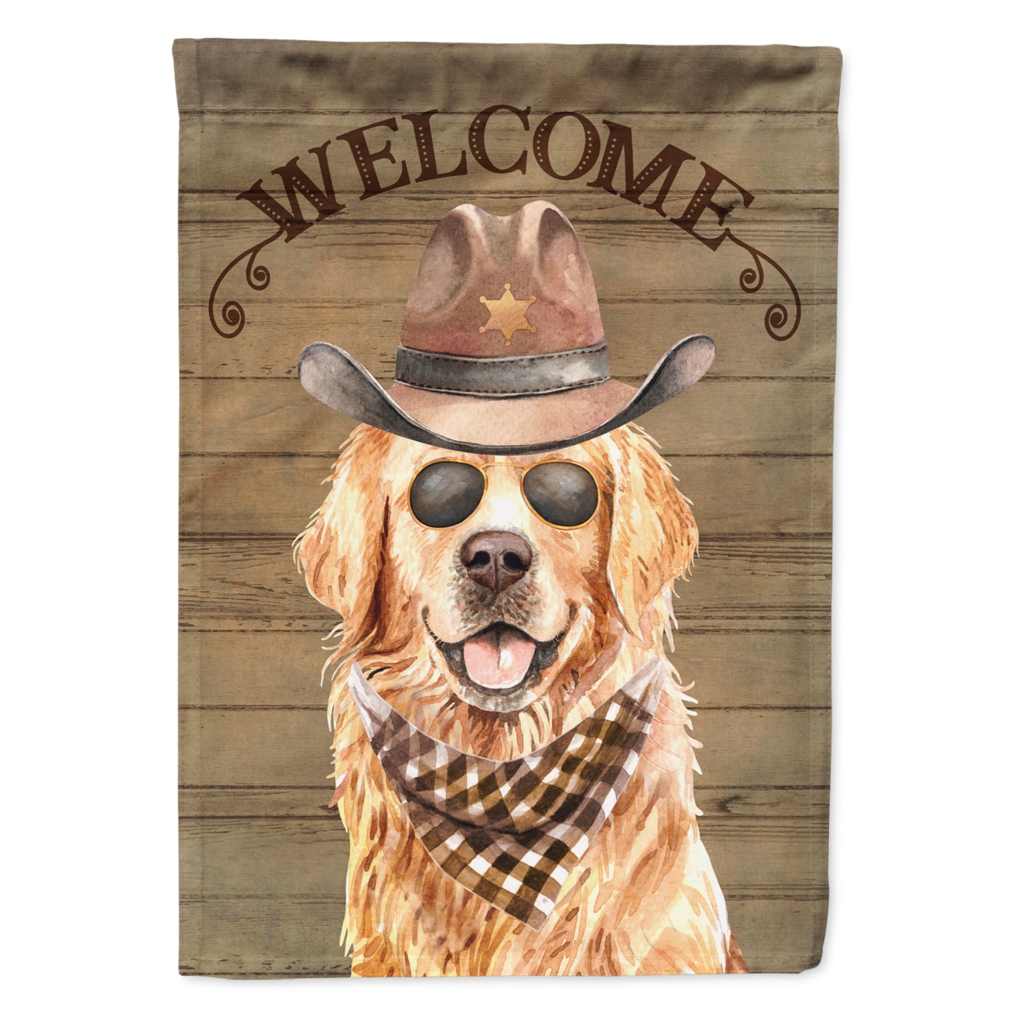 Golden Retriever Country Dog Flag Garden Size
