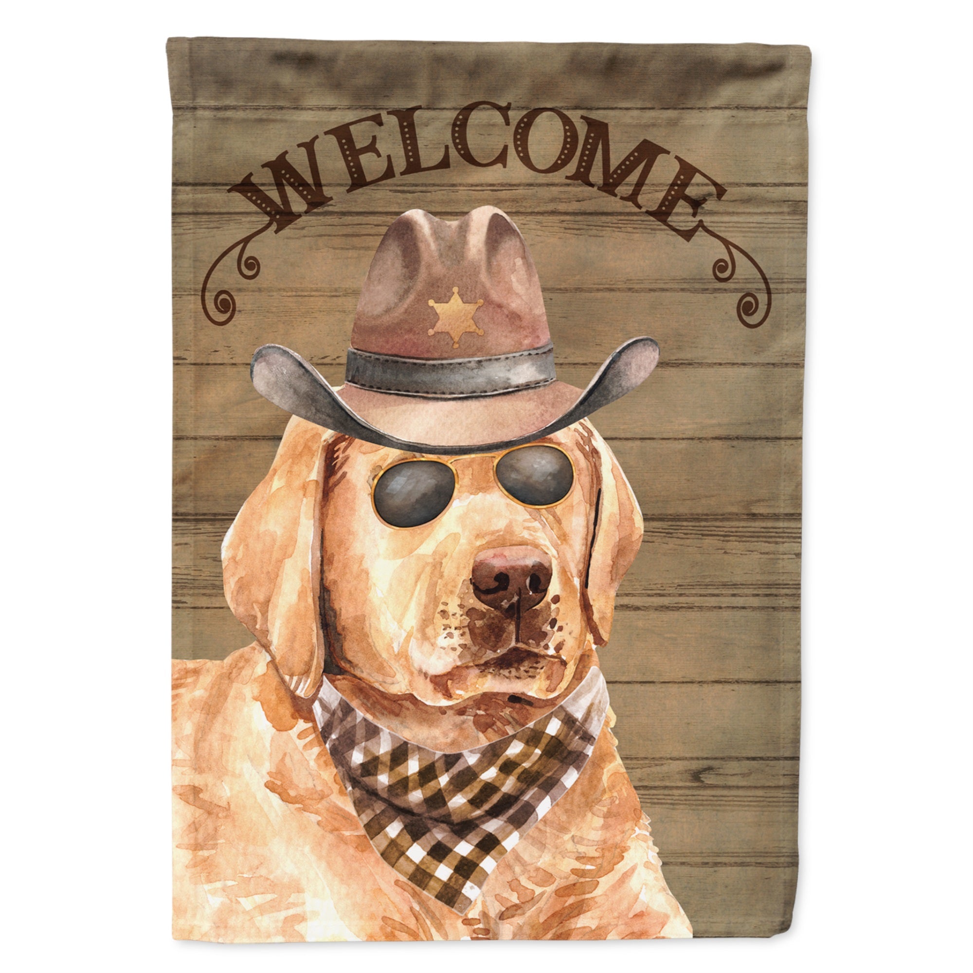 Labrador Retriever Country Dog Flag Garden Size