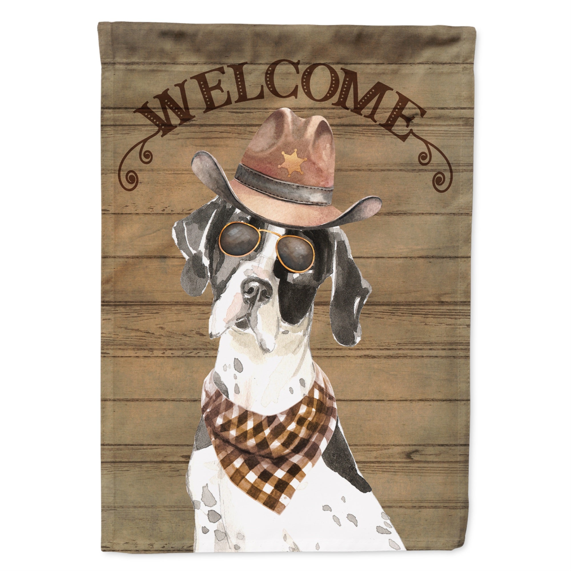 English Pointer Country Dog Flag Garden Size