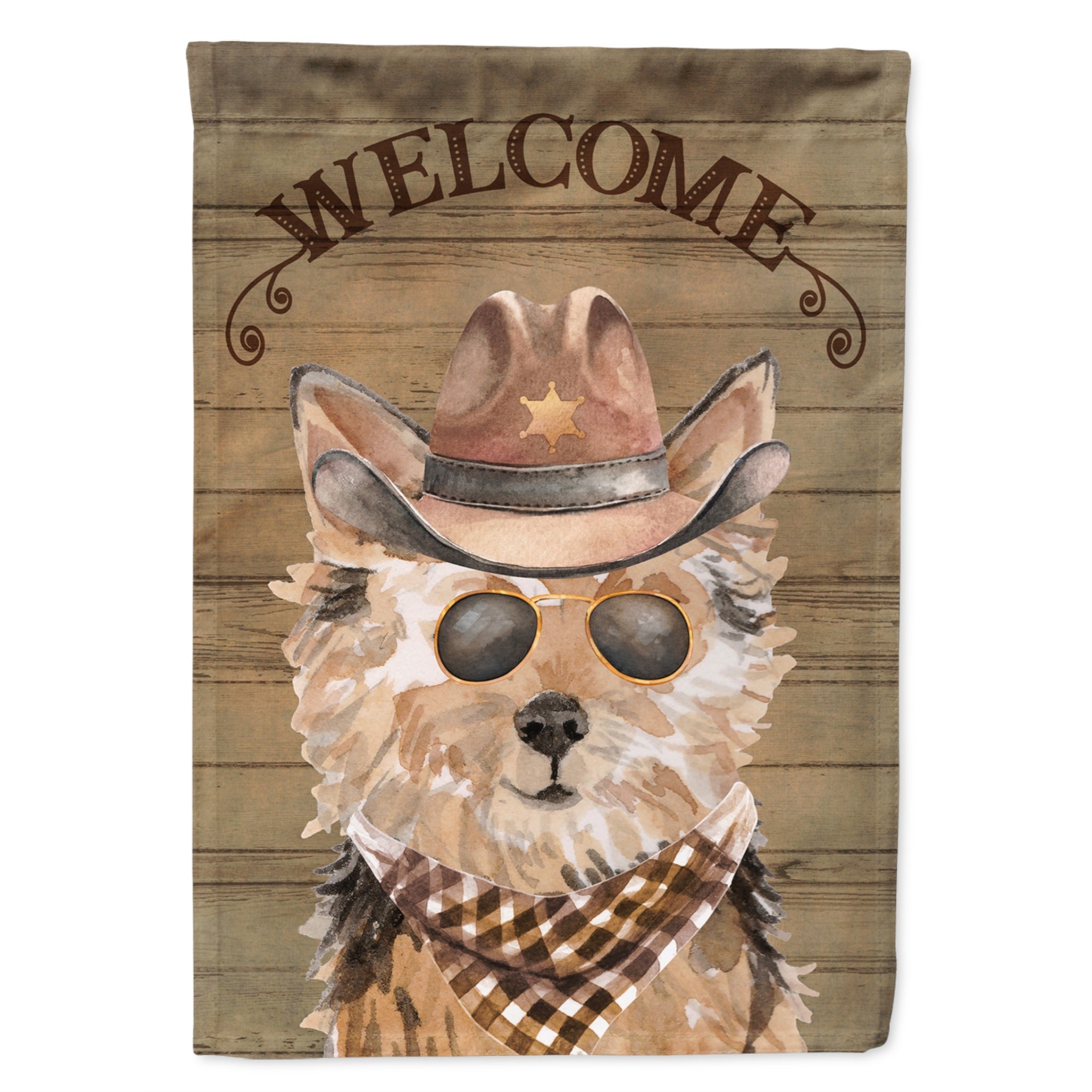 Norfolk Terrier Country Dog Flag Garden Size