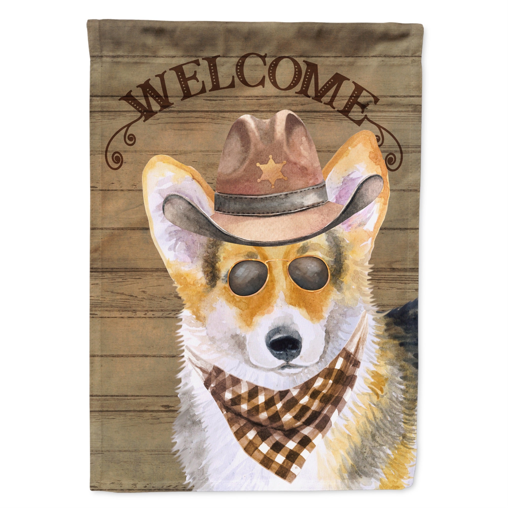 Pembroke Welsh Corgi Country Dog Flag Garden Size