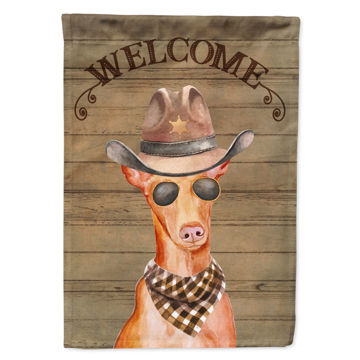 Pharaoh Dog Country Dog Flag Garden Size