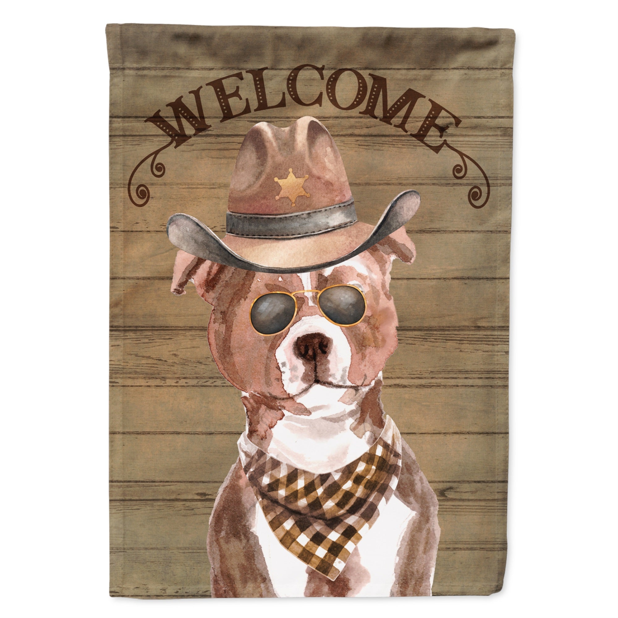 Staffordshire Bull Terrier #3 Country Dog Flag Garden Size