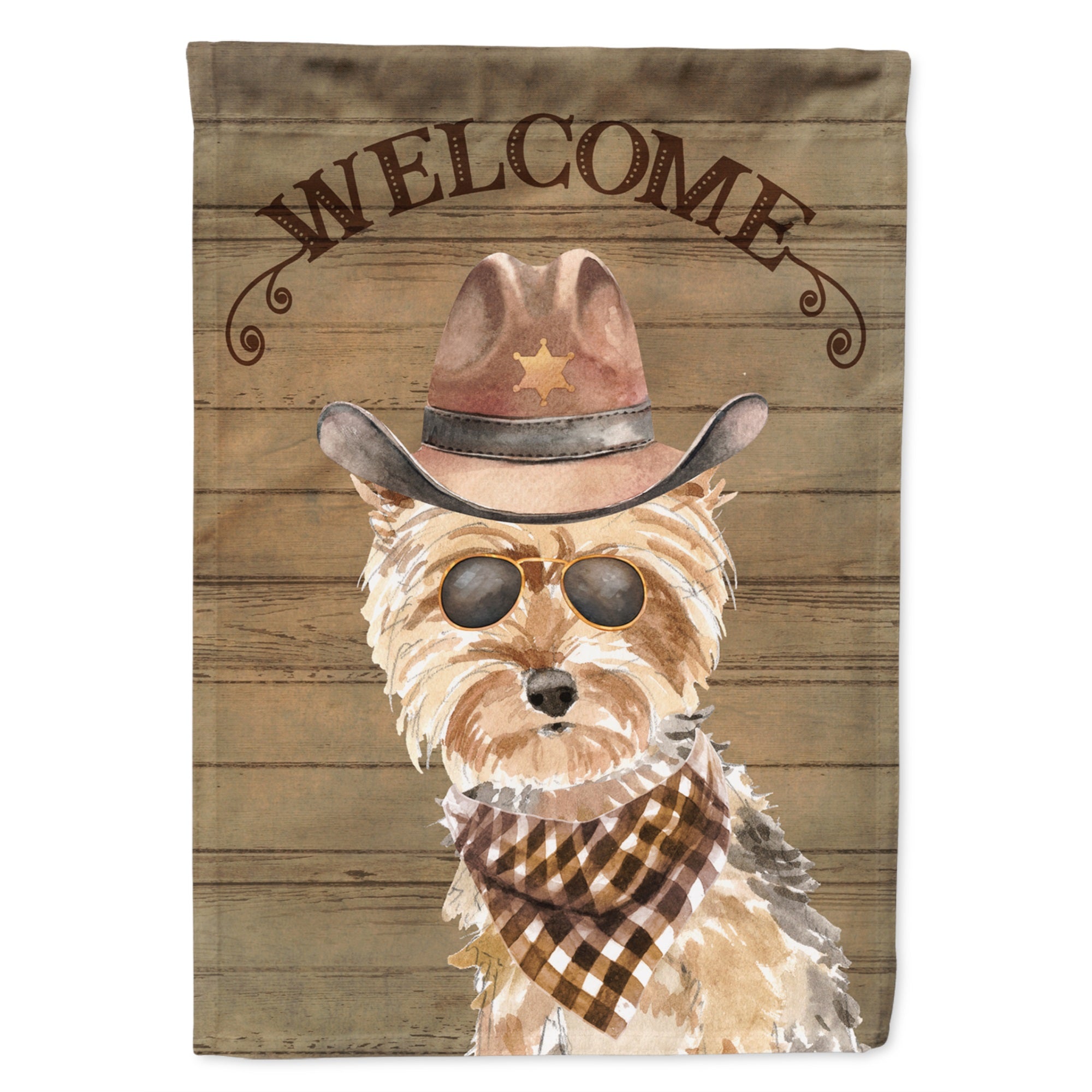 Yorkshire Terrier #2 Country Dog Flag Garden Size