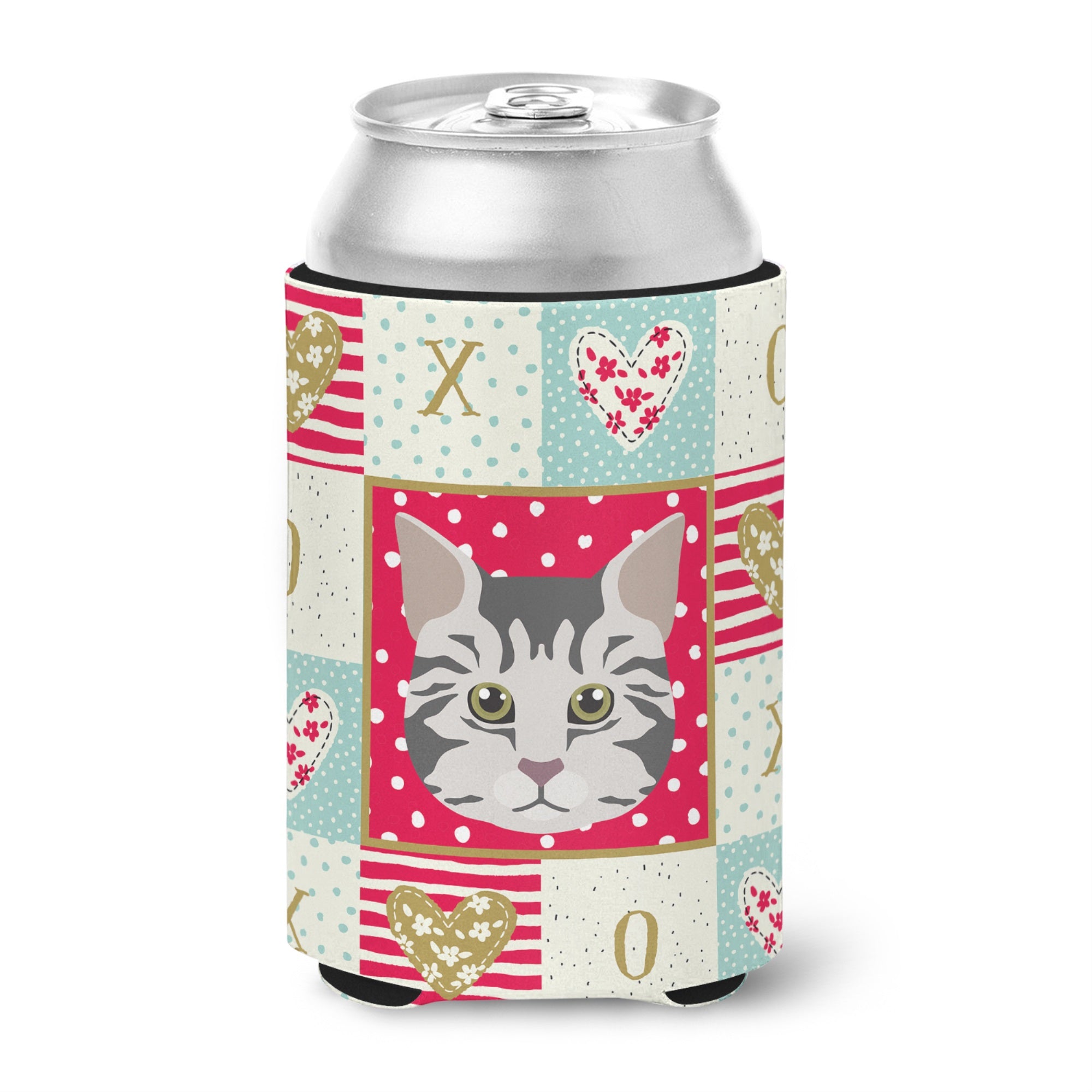 American Bobtail Cat Love Can Or Bottle Hugger
