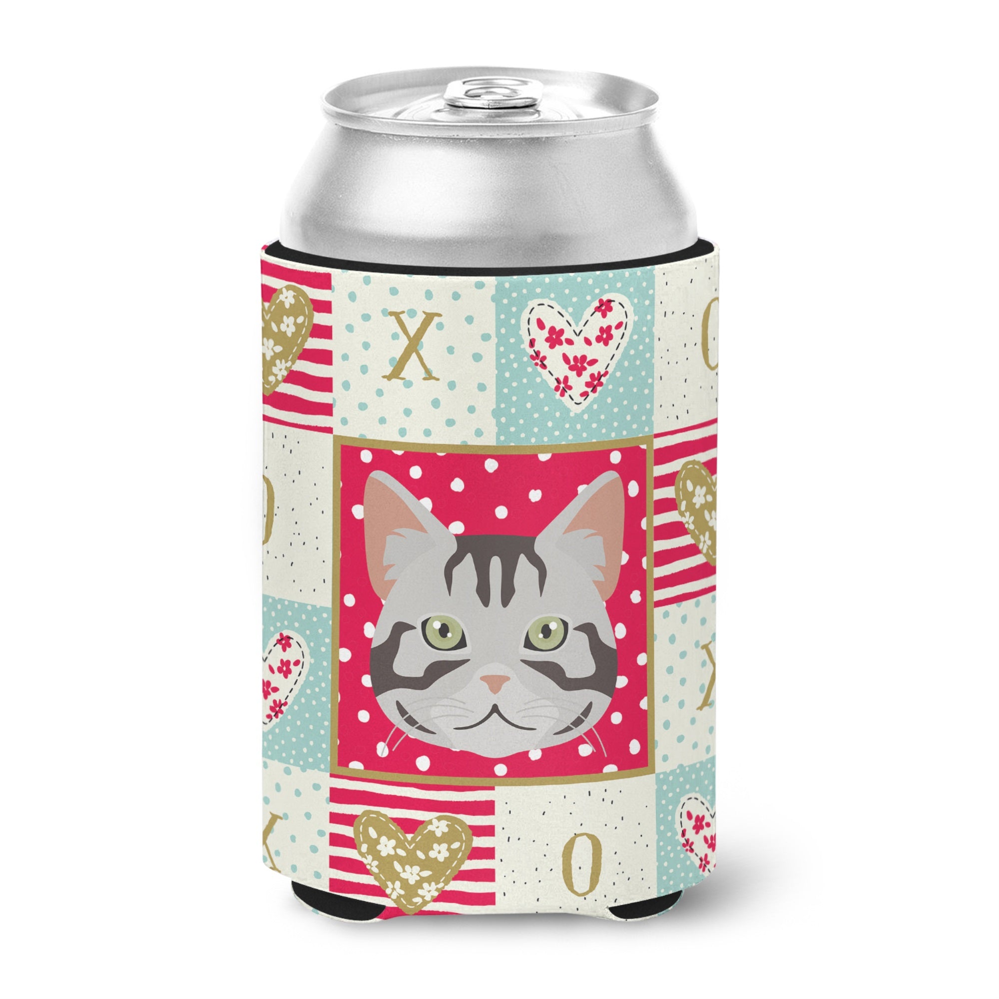 American Shorthair Cat Love Can Or Bottle Hugger
