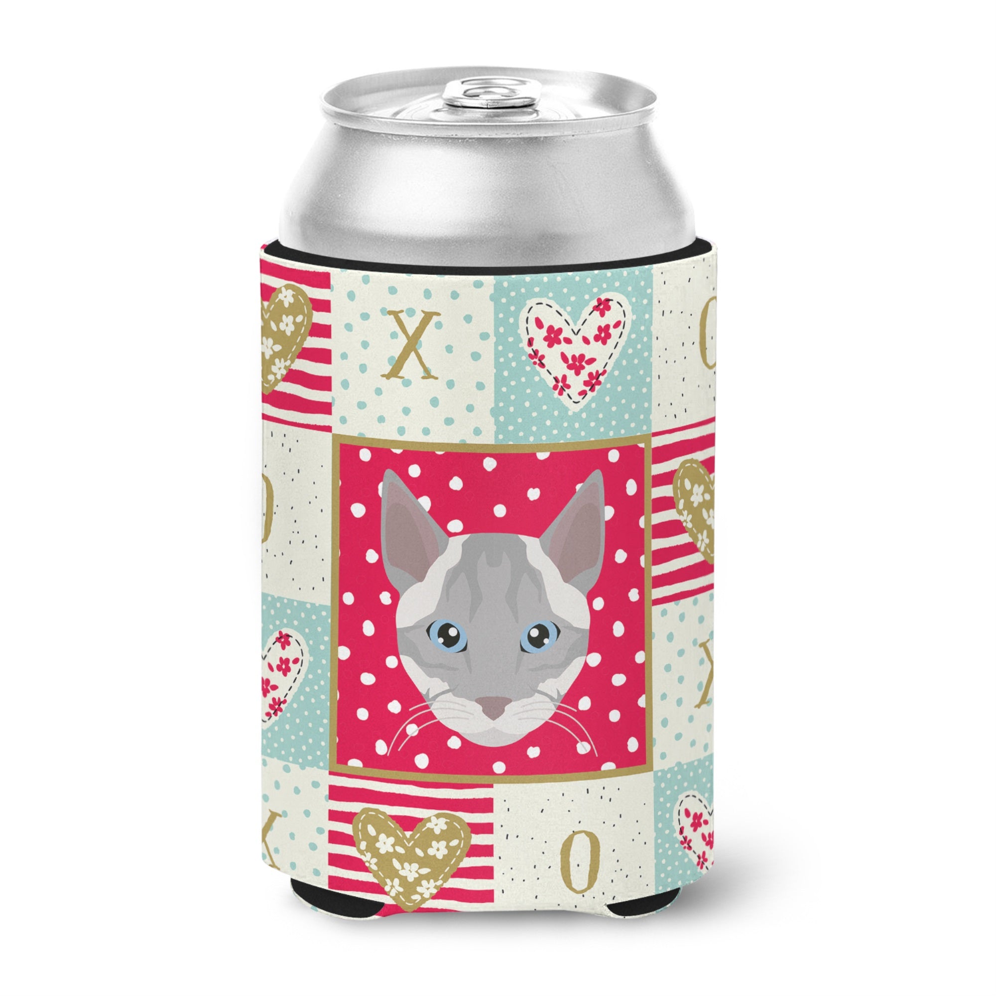 Ojos Azules Cat Love Can Or Bottle Hugger