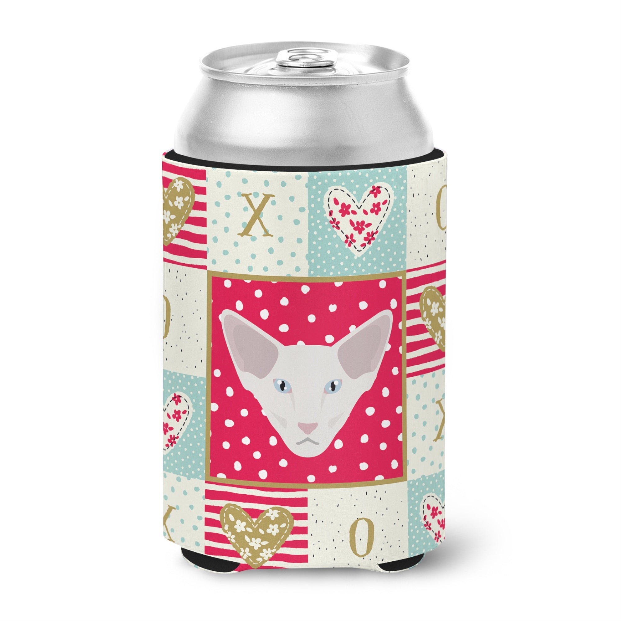 Oriental Longhair Cat Love Can Or Bottle Hugger