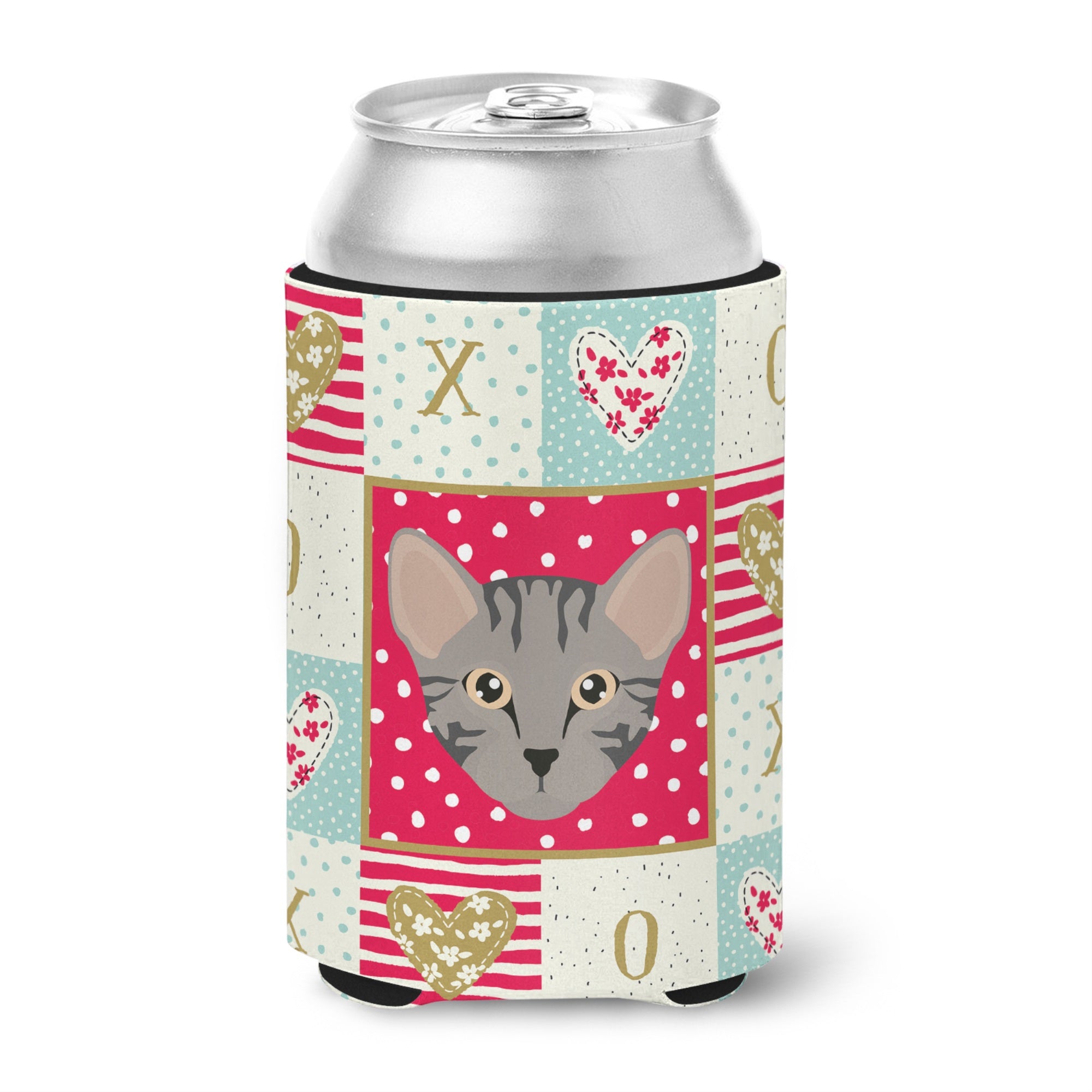 Safari Cat Love Can Or Bottle Hugger