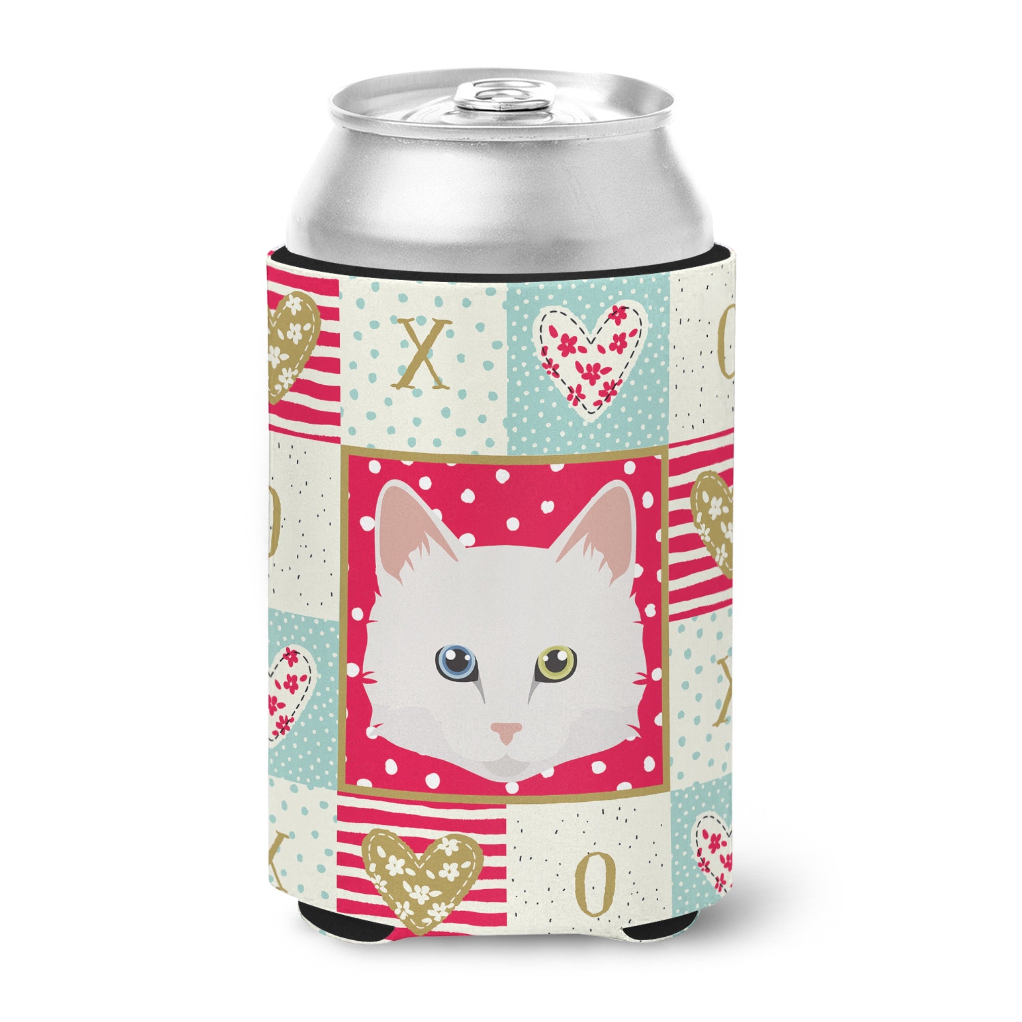 Turkish Angora Cat Love Can Or Bottle Hugger
