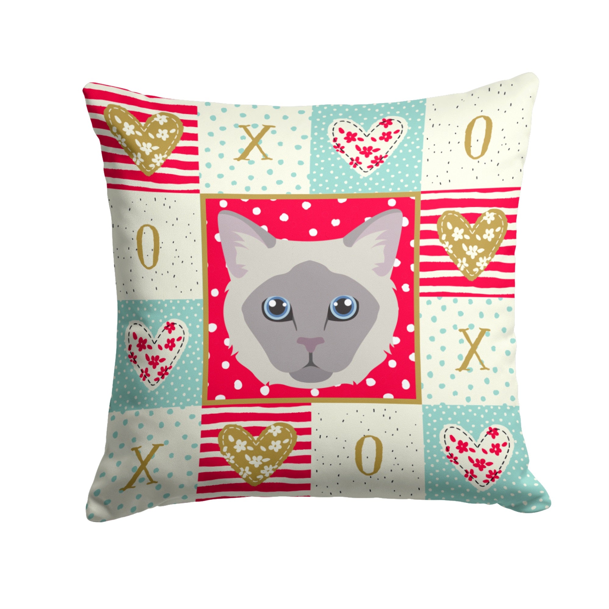 Owyhee Bob Cat Love Fabric Decorative Pillow