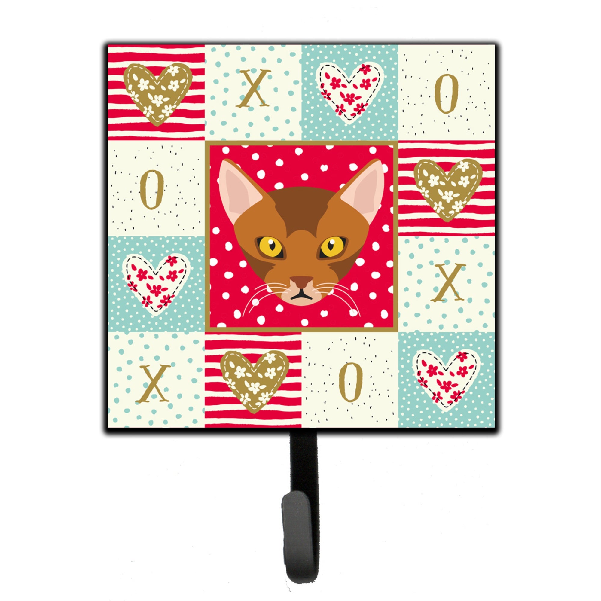 Abyssinian Cat Love Leash Or Key Holder