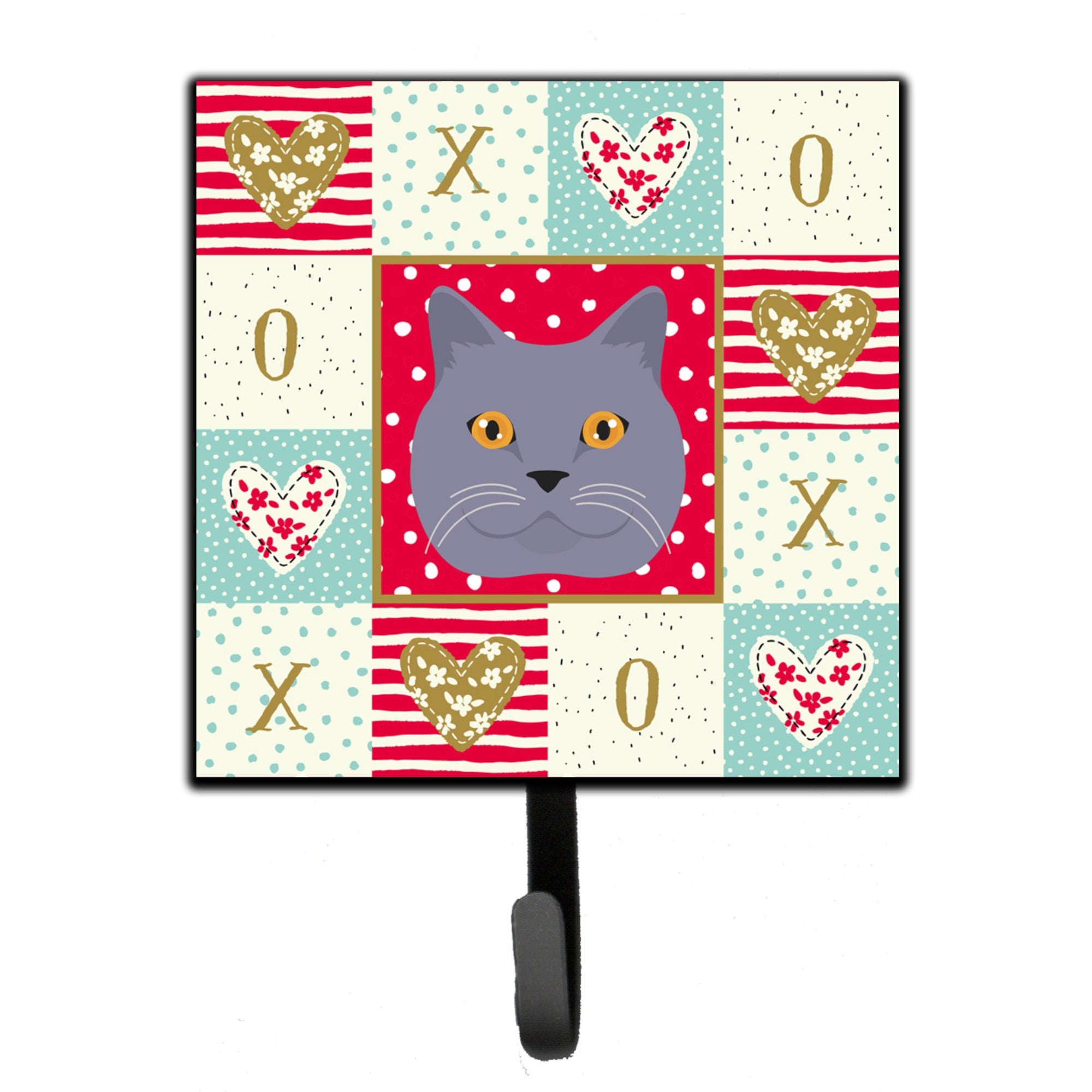 British Shorthair Cat Love Leash Or Key Holder
